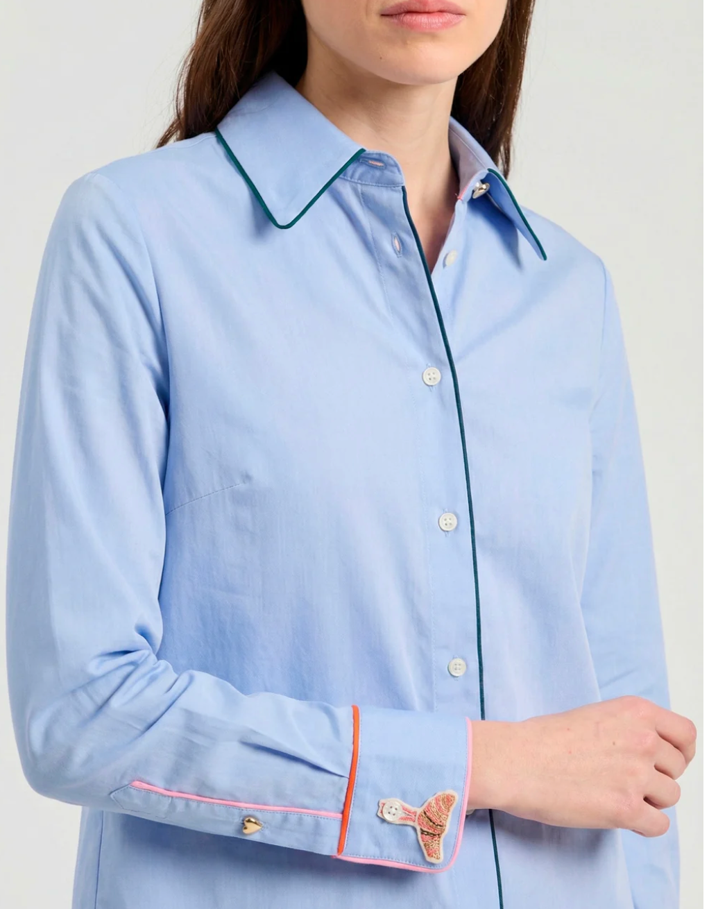 Videa Shirt- Blue Twill