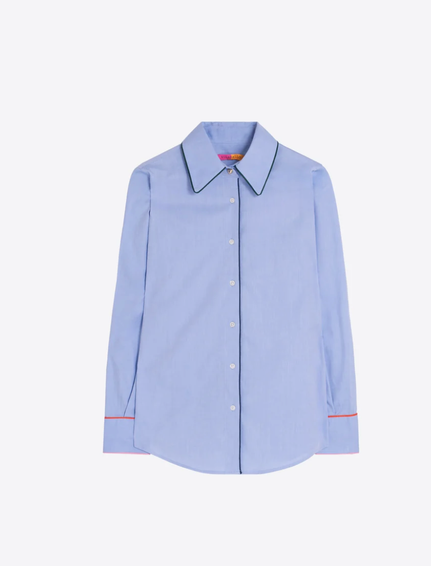 Videa Shirt- Blue Twill