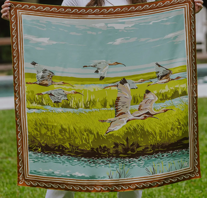 Chartreuse Marsh Flyer Scarf