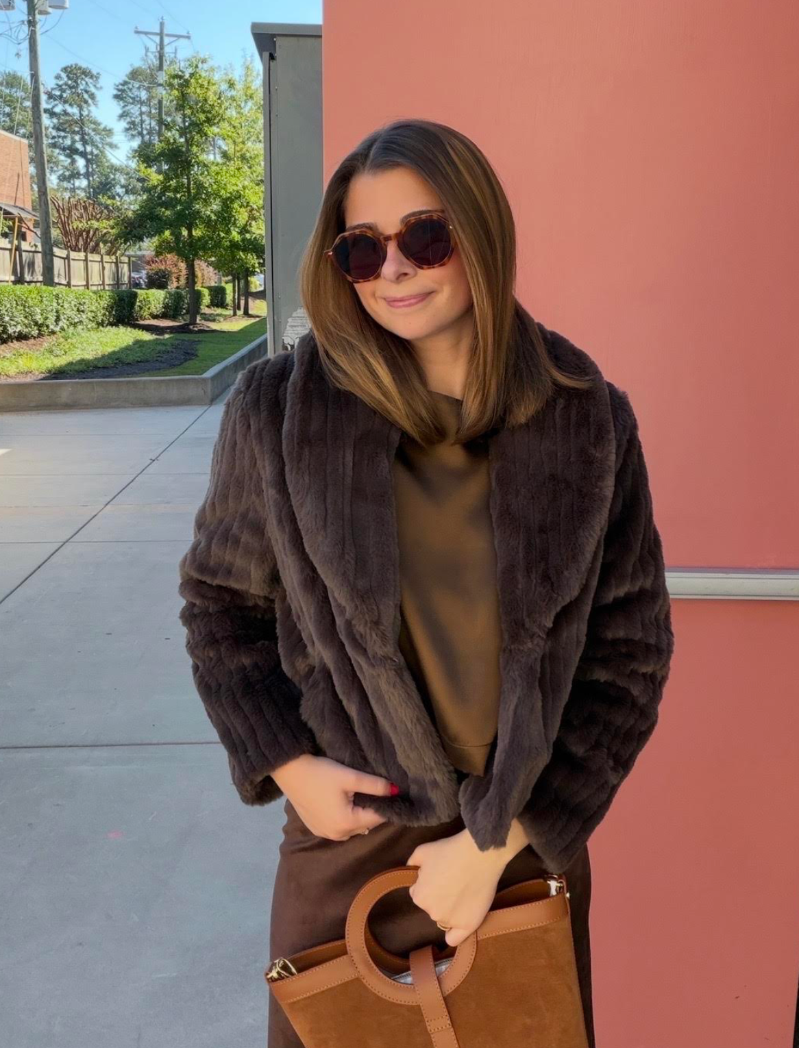 Fluffy Chocolate Coat