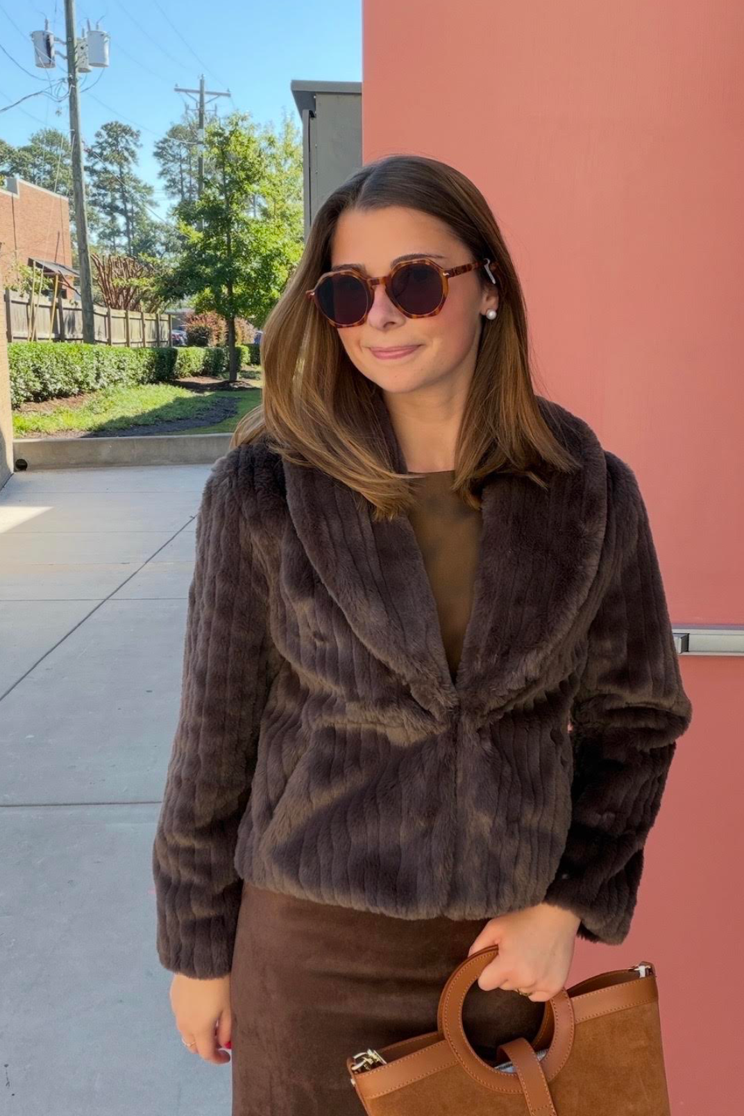 Fluffy Chocolate Coat