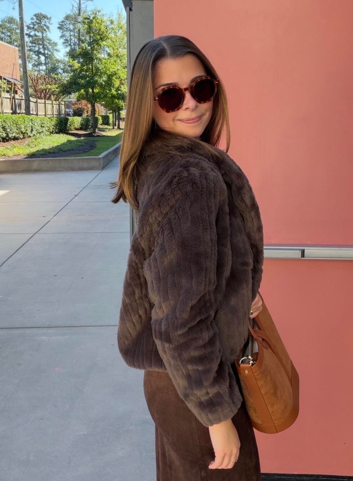 Fluffy Chocolate Coat