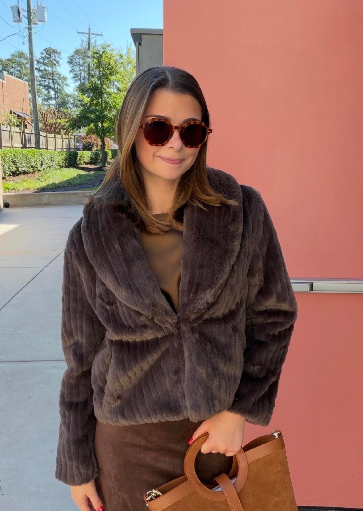 Fluffy Chocolate Coat