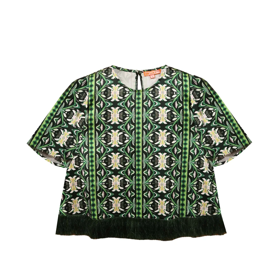 Georgia Swing Top- Garland Green