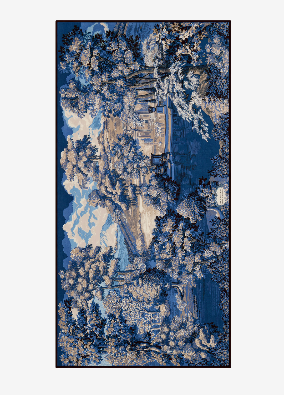 Scarf 100 - Come - Blue