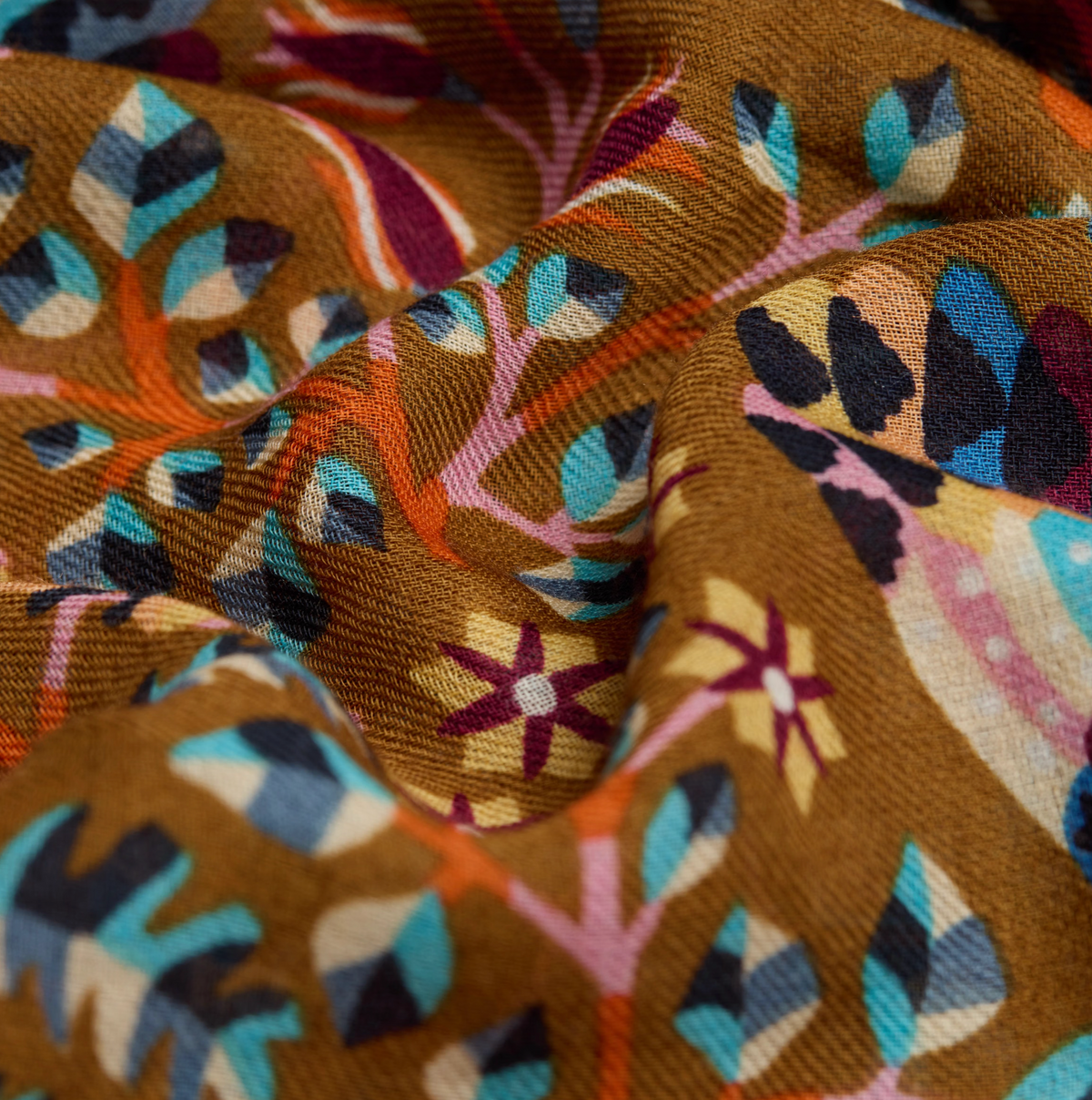 Scarf 100 - Rene Perrot - Brown