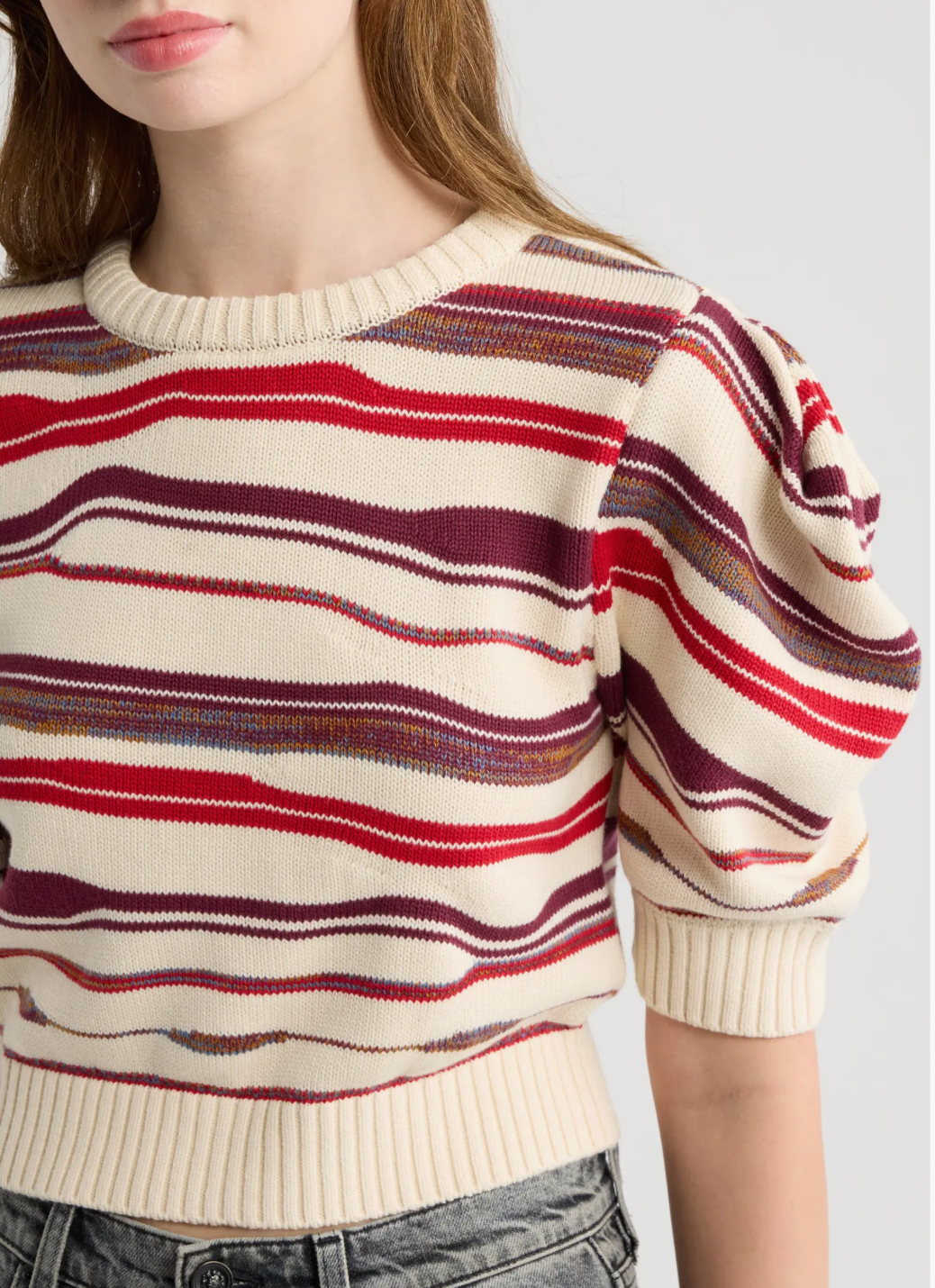 Rei Puff Sleeve Sweater