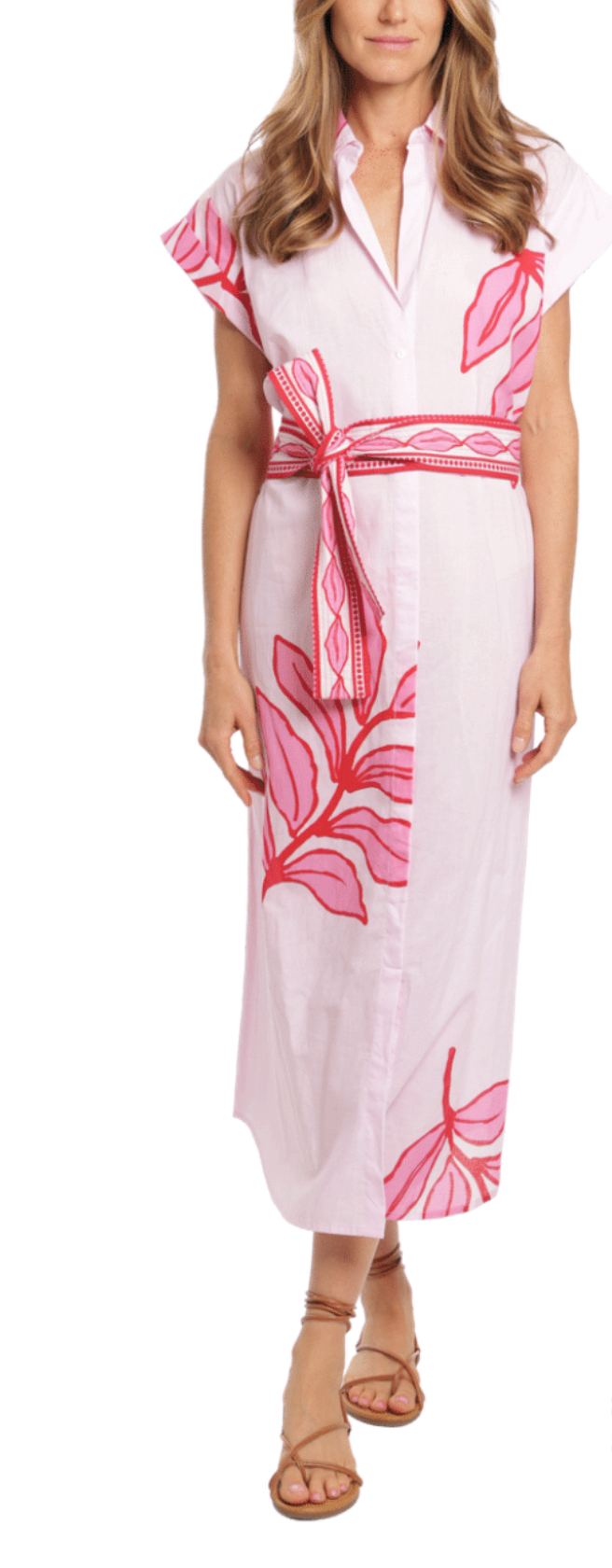 Paige Dress - Pink Elephant
