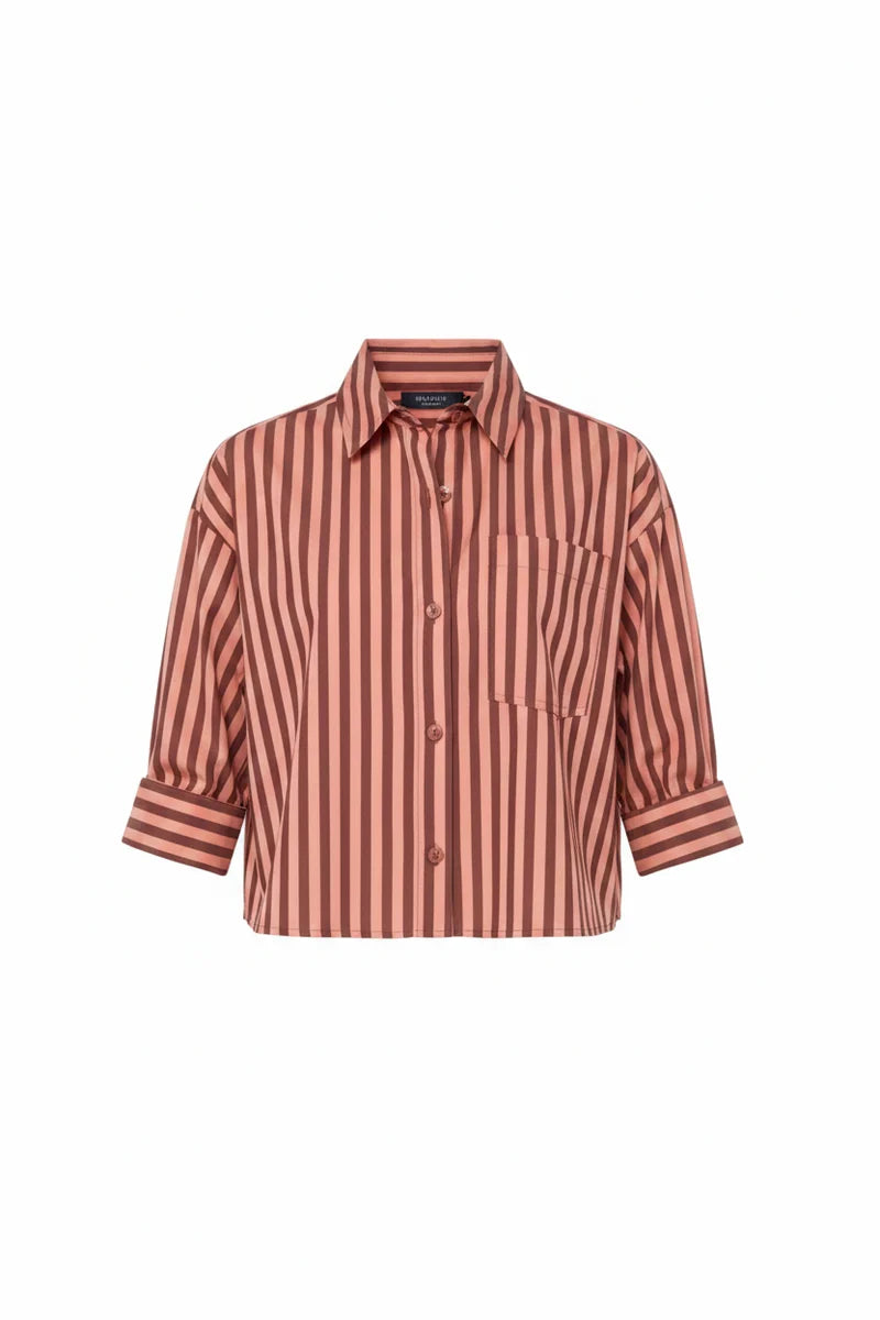 Stormi Top- Coral Tamarind