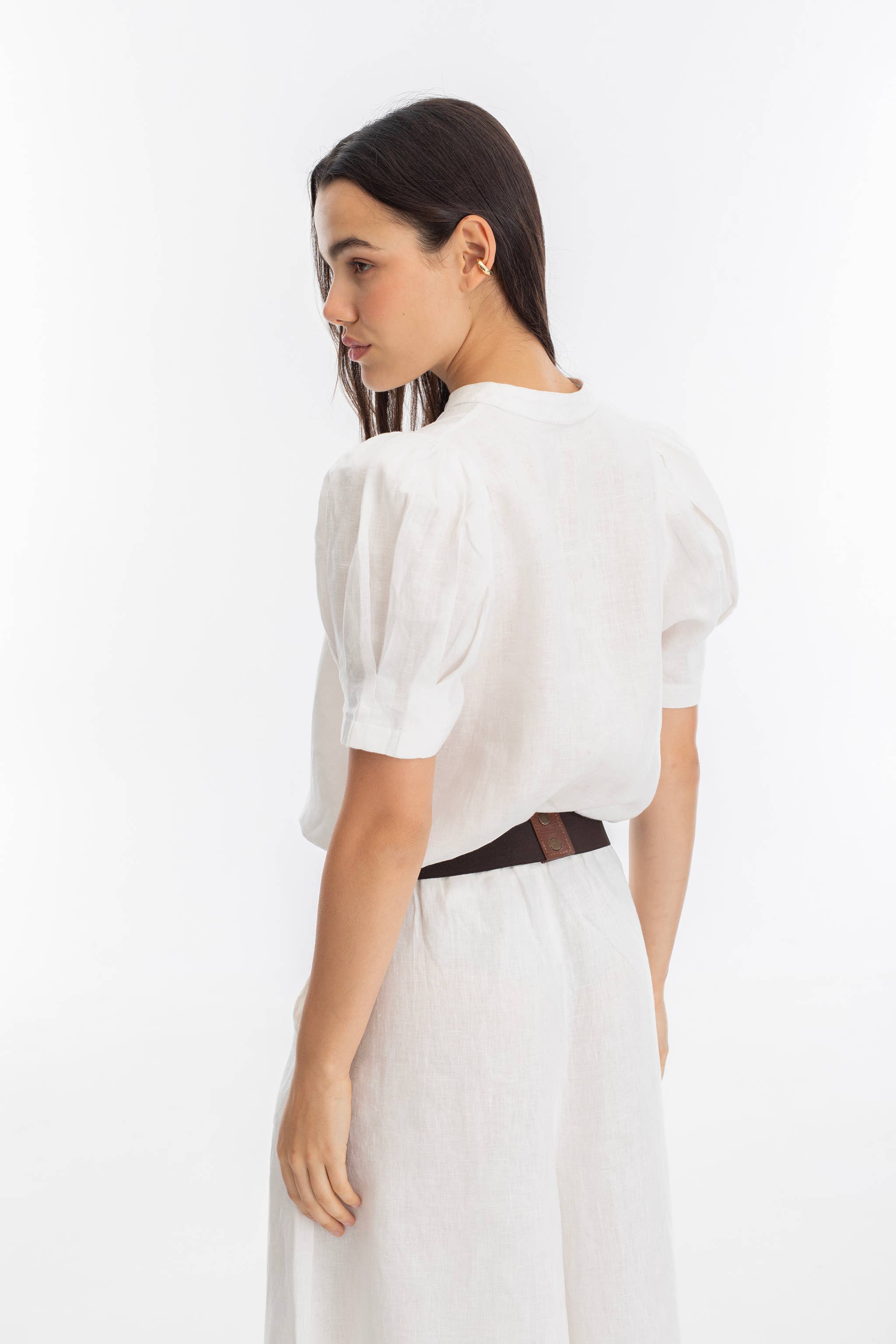 Helena Leather Belt - Brown