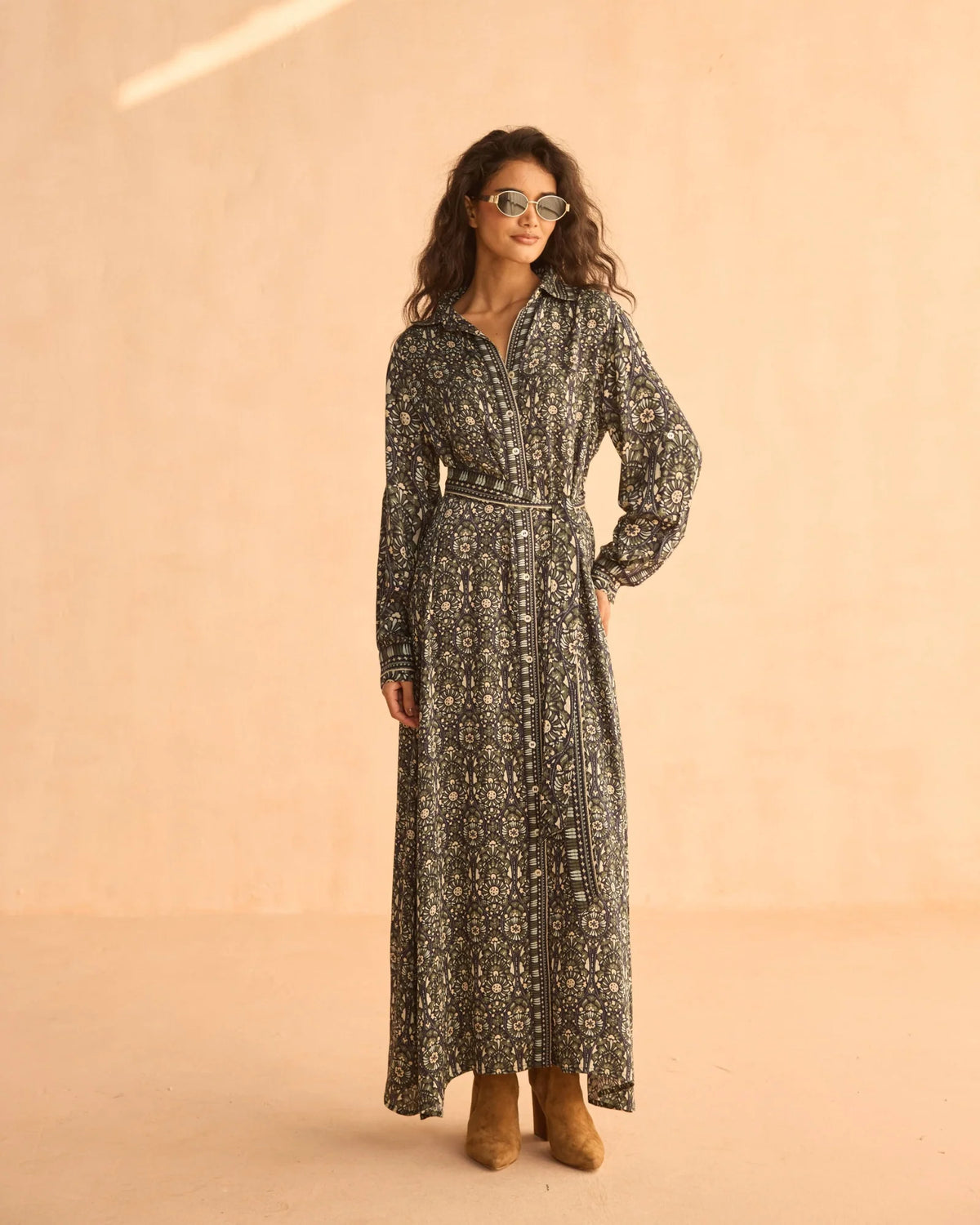 Emma Shirt Dress- Malia Moss