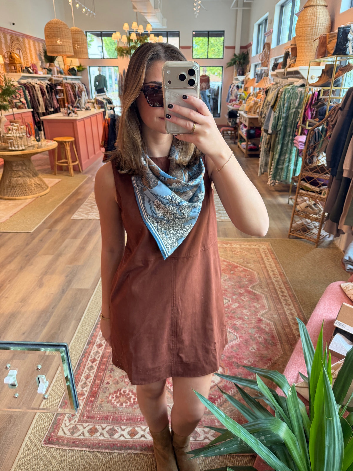 Savoy Vegan Suede Dress