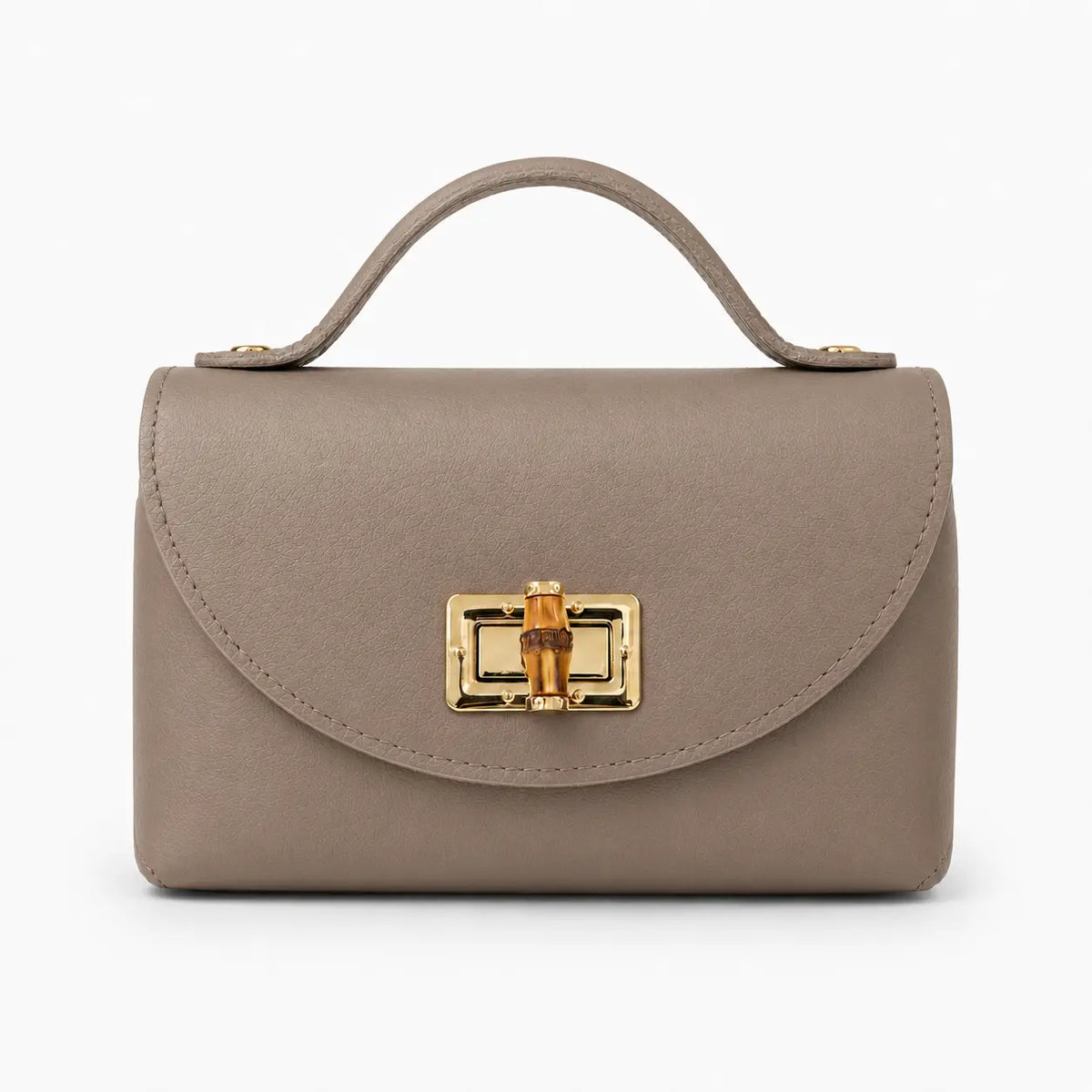 Mini Handbag in Taupe
