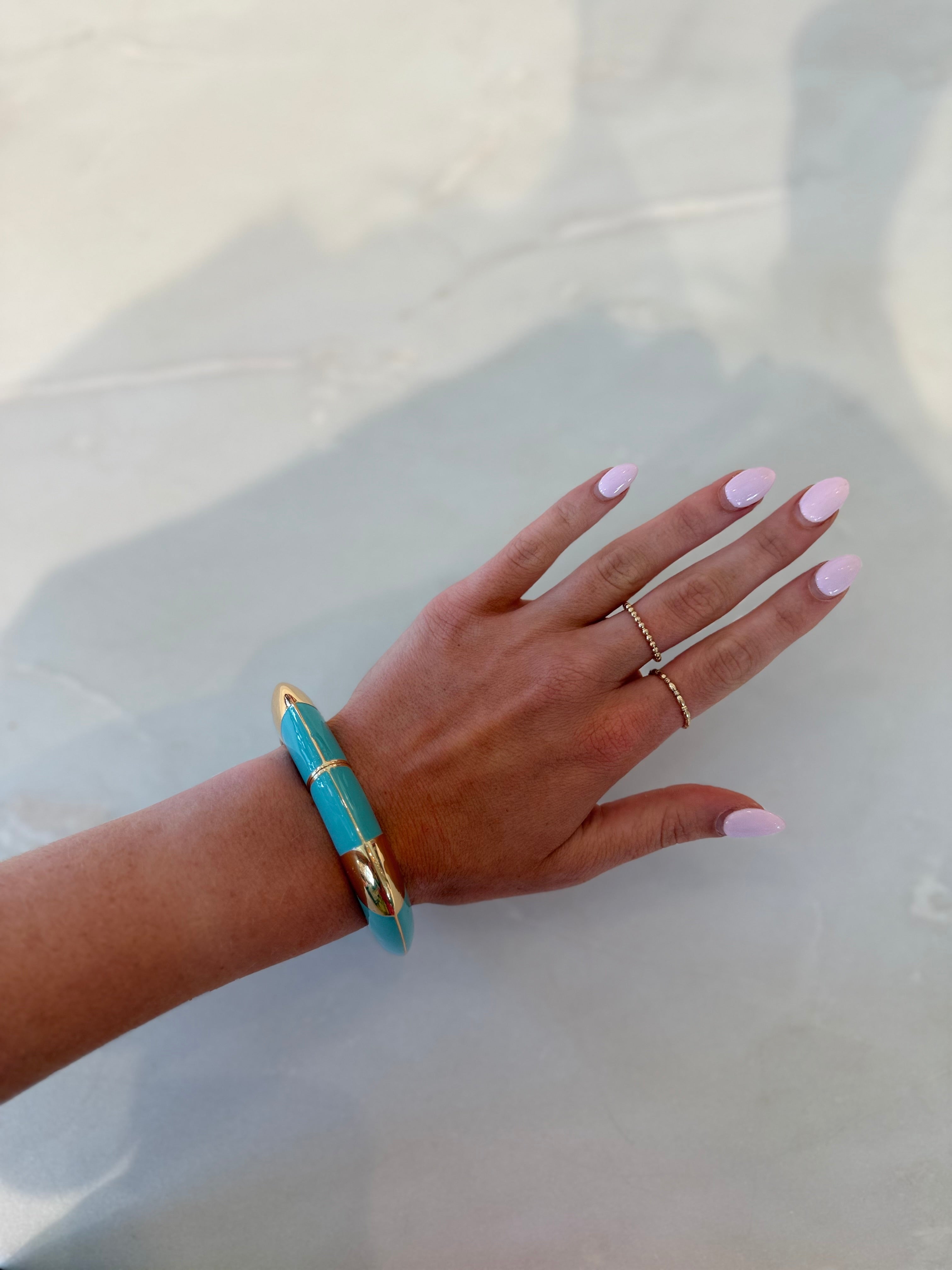 Coastal Luxe Colorblock Bangle