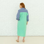 Libby Dress - Navy Stripe