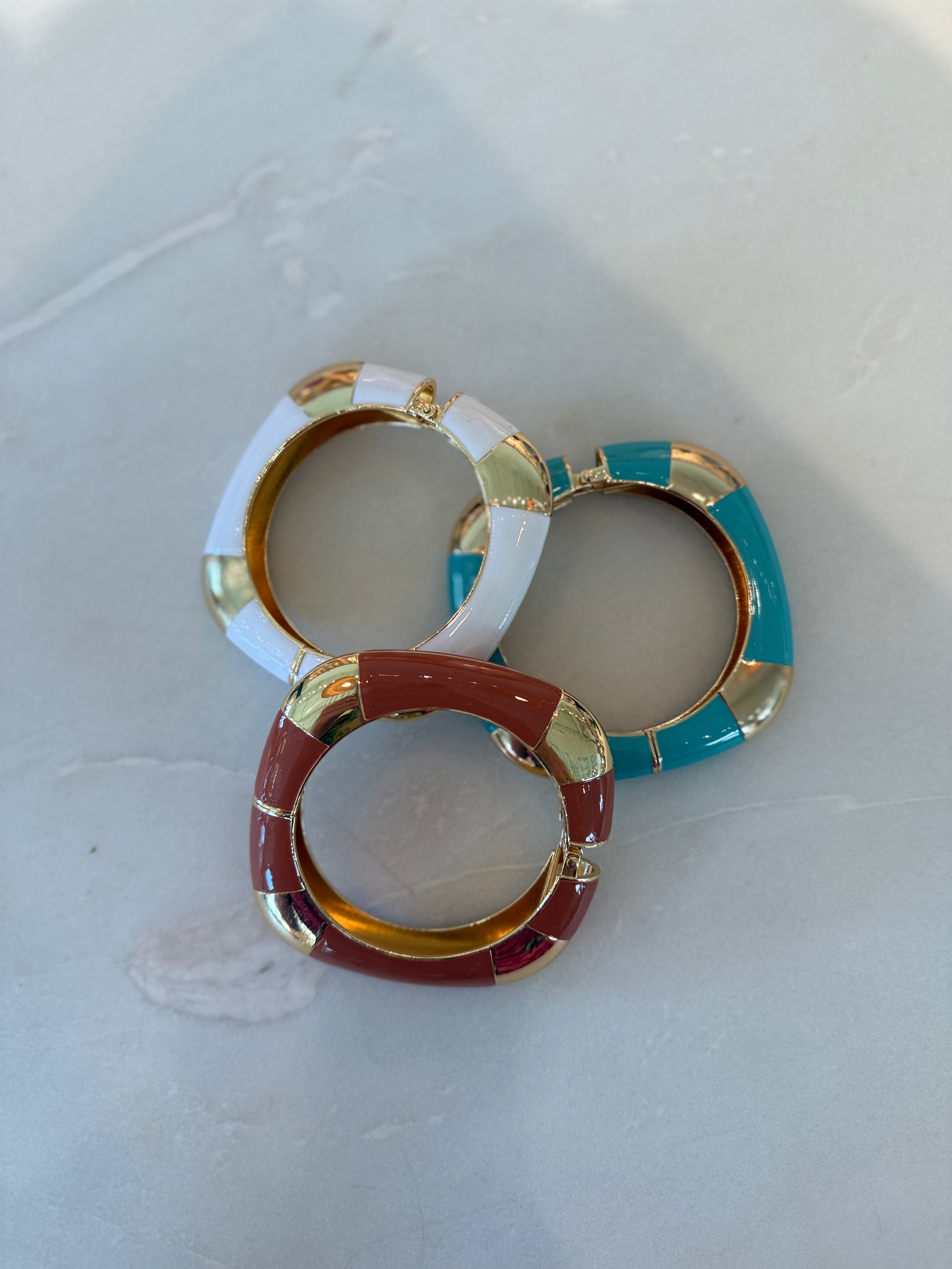 Coastal Luxe Colorblock Bangle