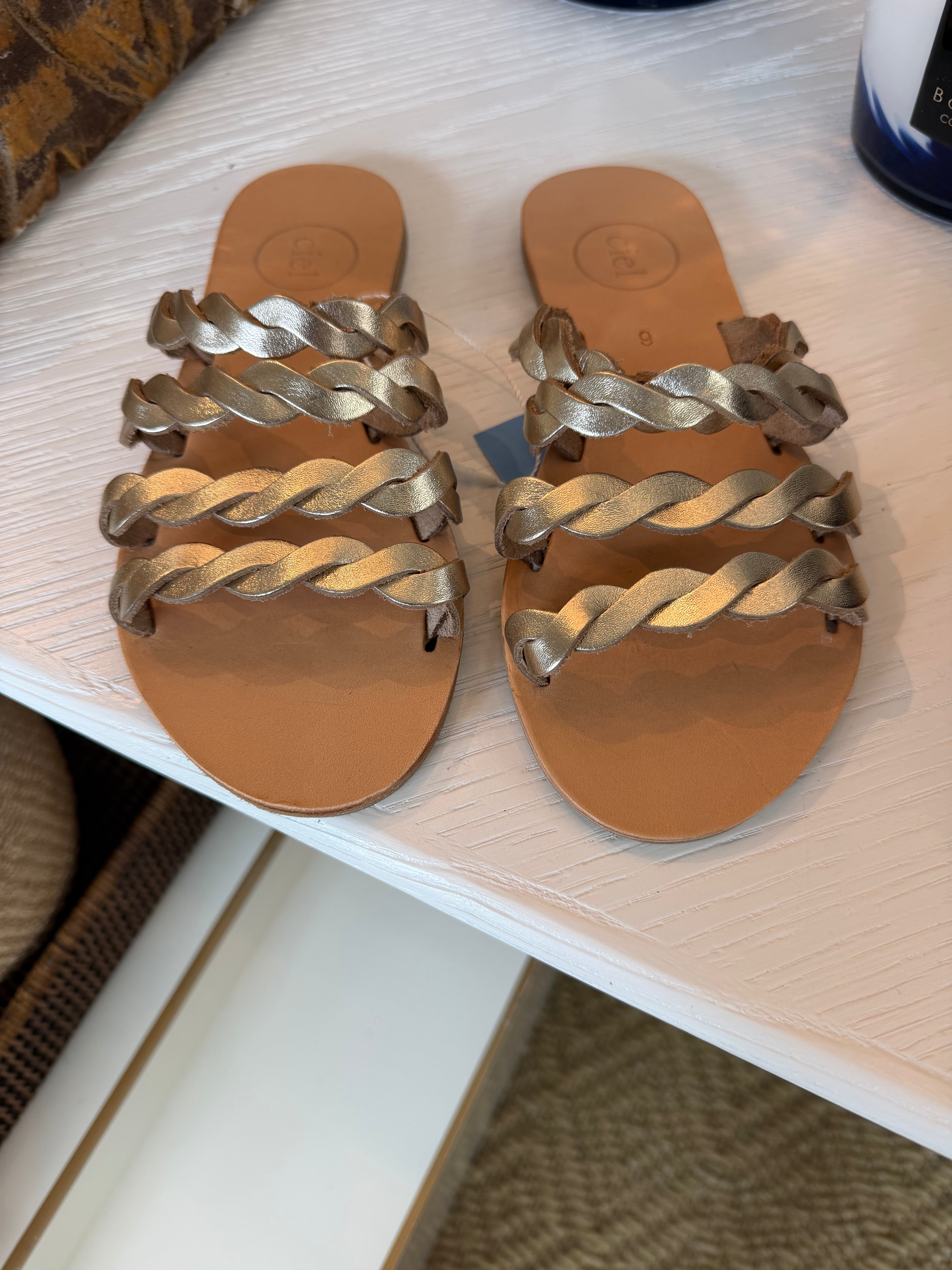 Tequesta Braided Leather Sandal