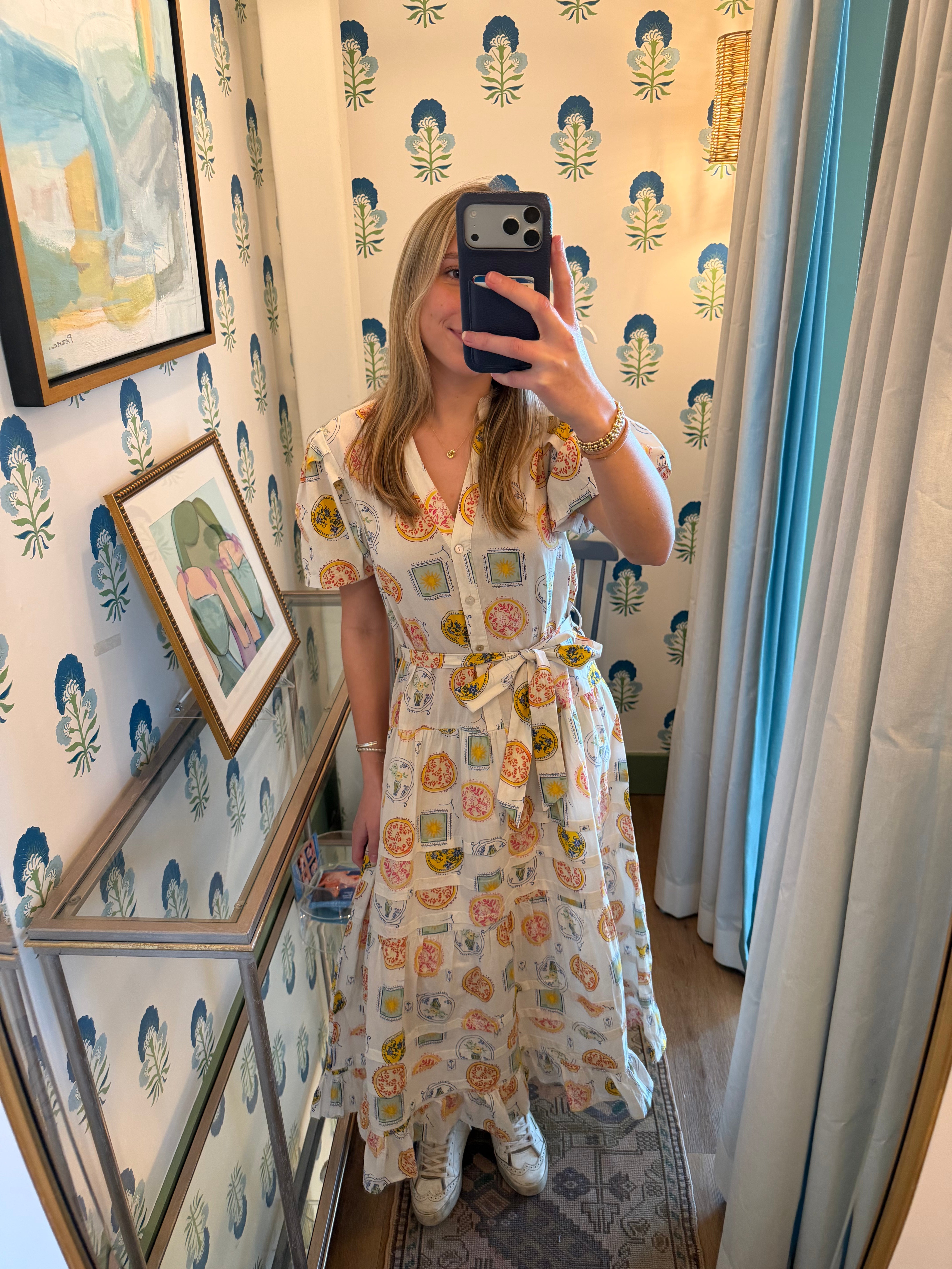Patterned Maxi Dress