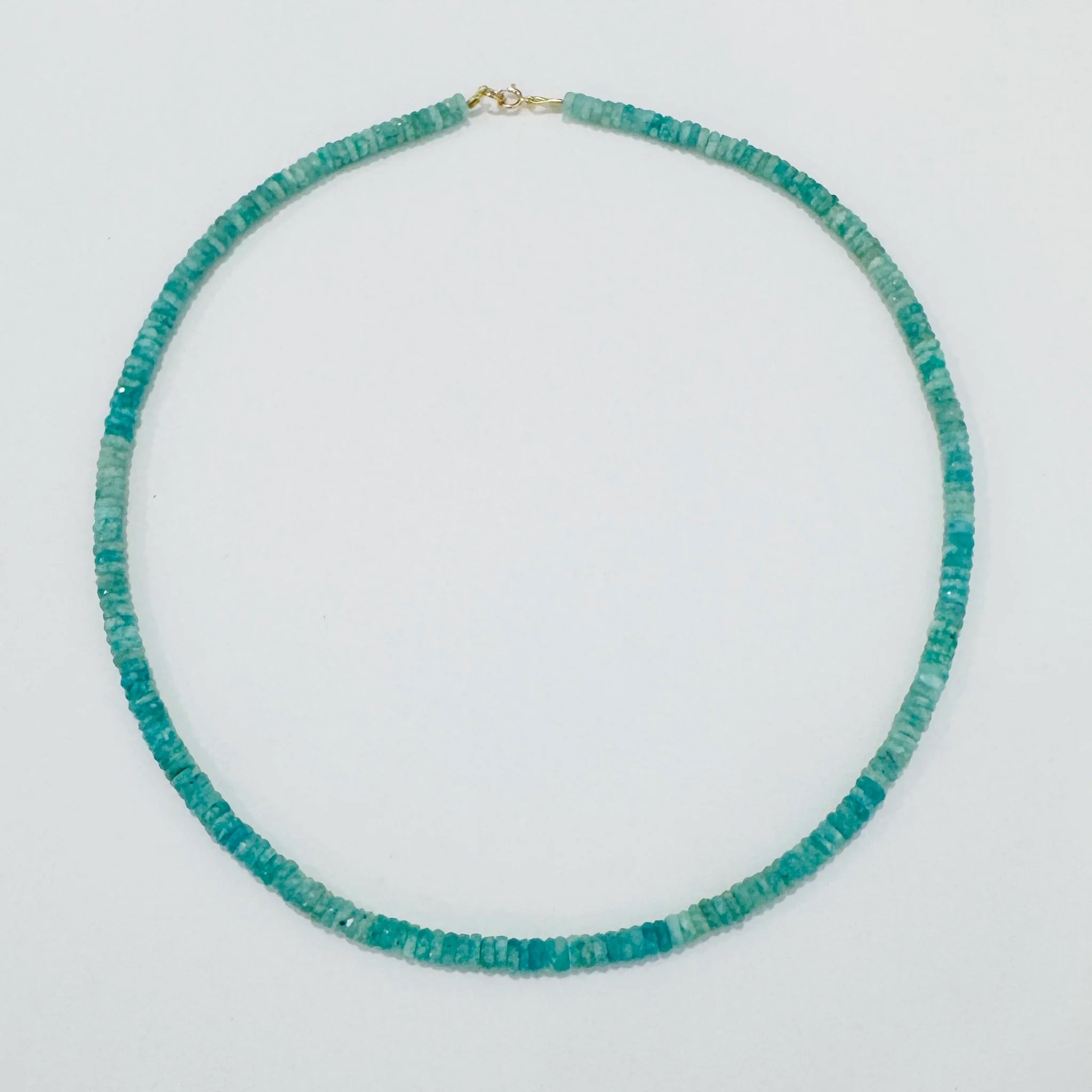 Amazonite Heishi Necklace