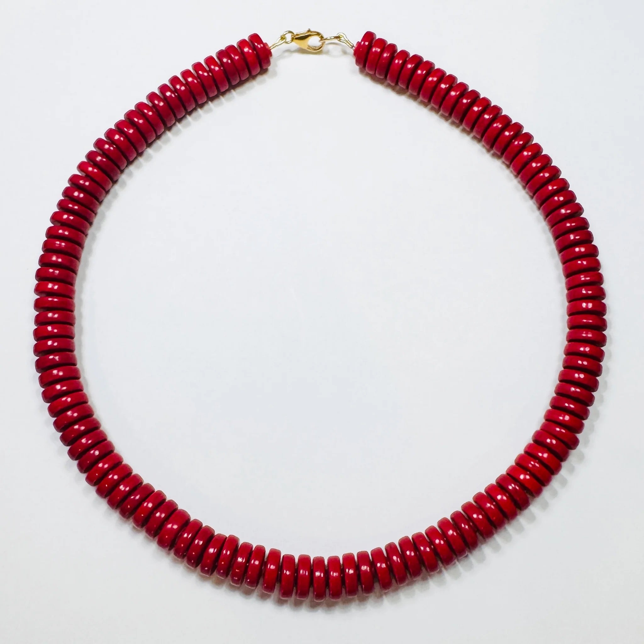 Cherry Red Barrel Candy Necklace