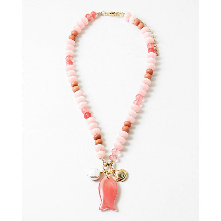 Beaded Fish Necklace