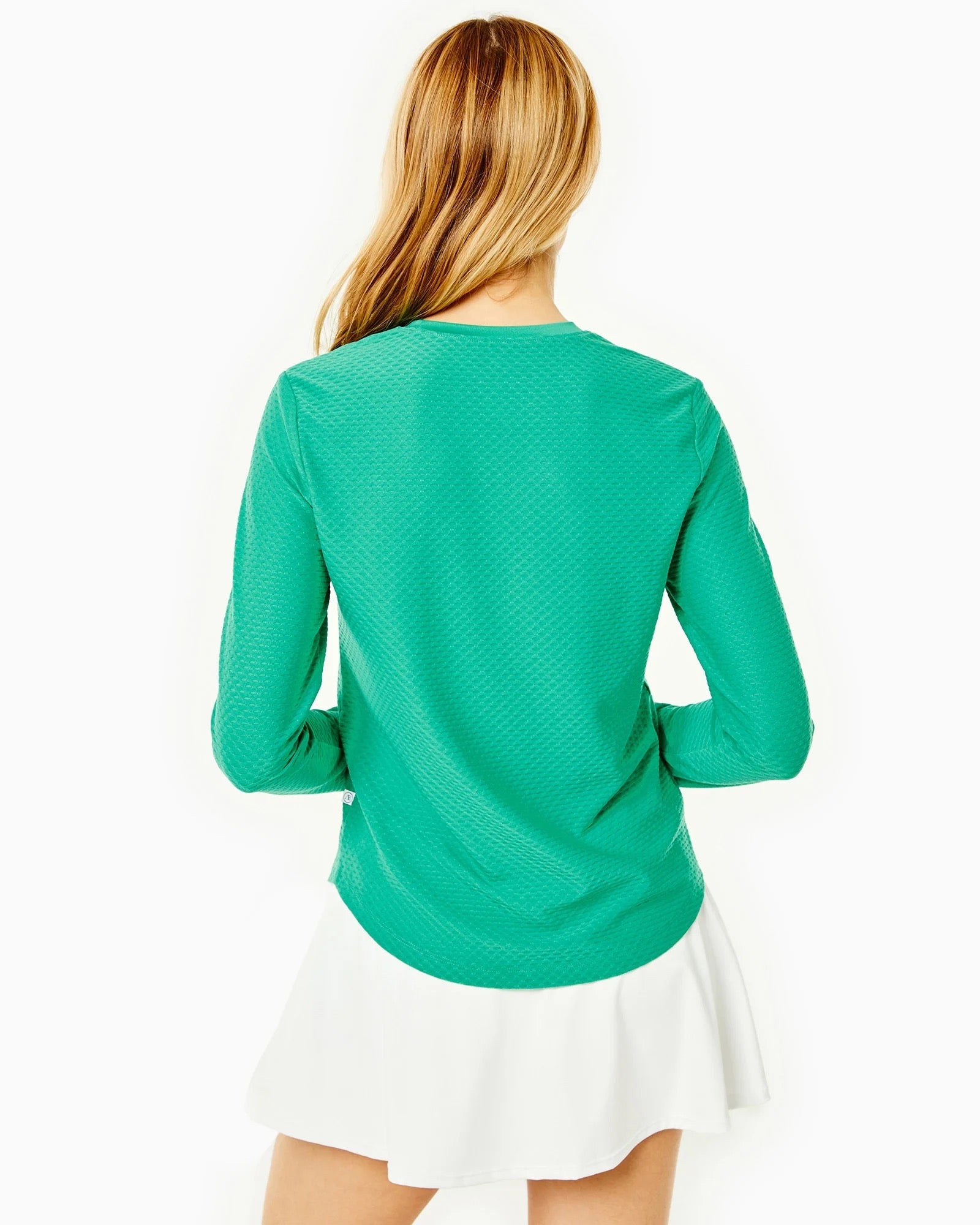 Active Mesh Palmetto Long Sleeve, Palm Green