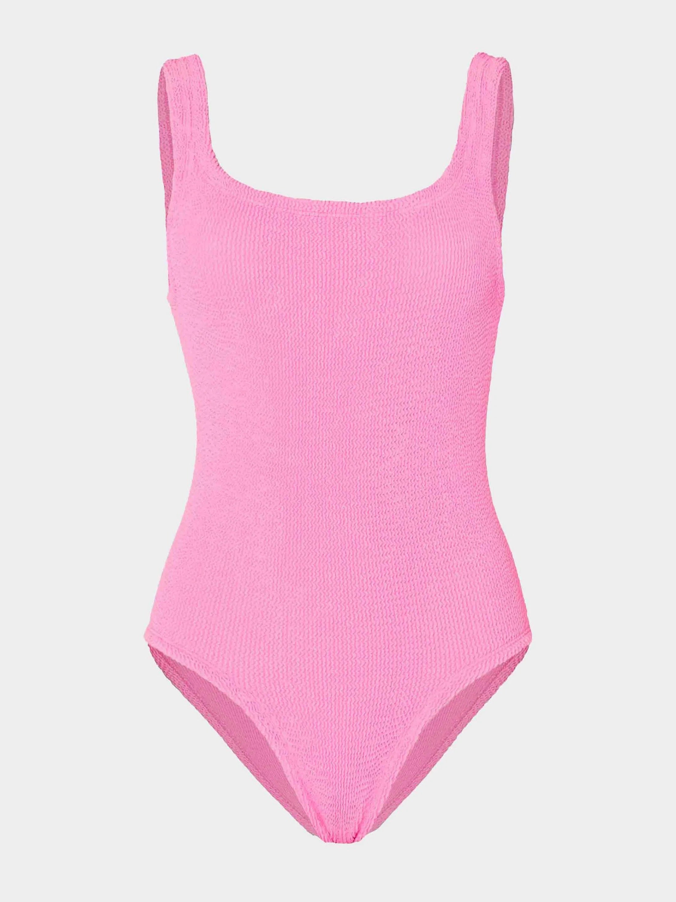 Coverage Square Neck Swim Bubblegum