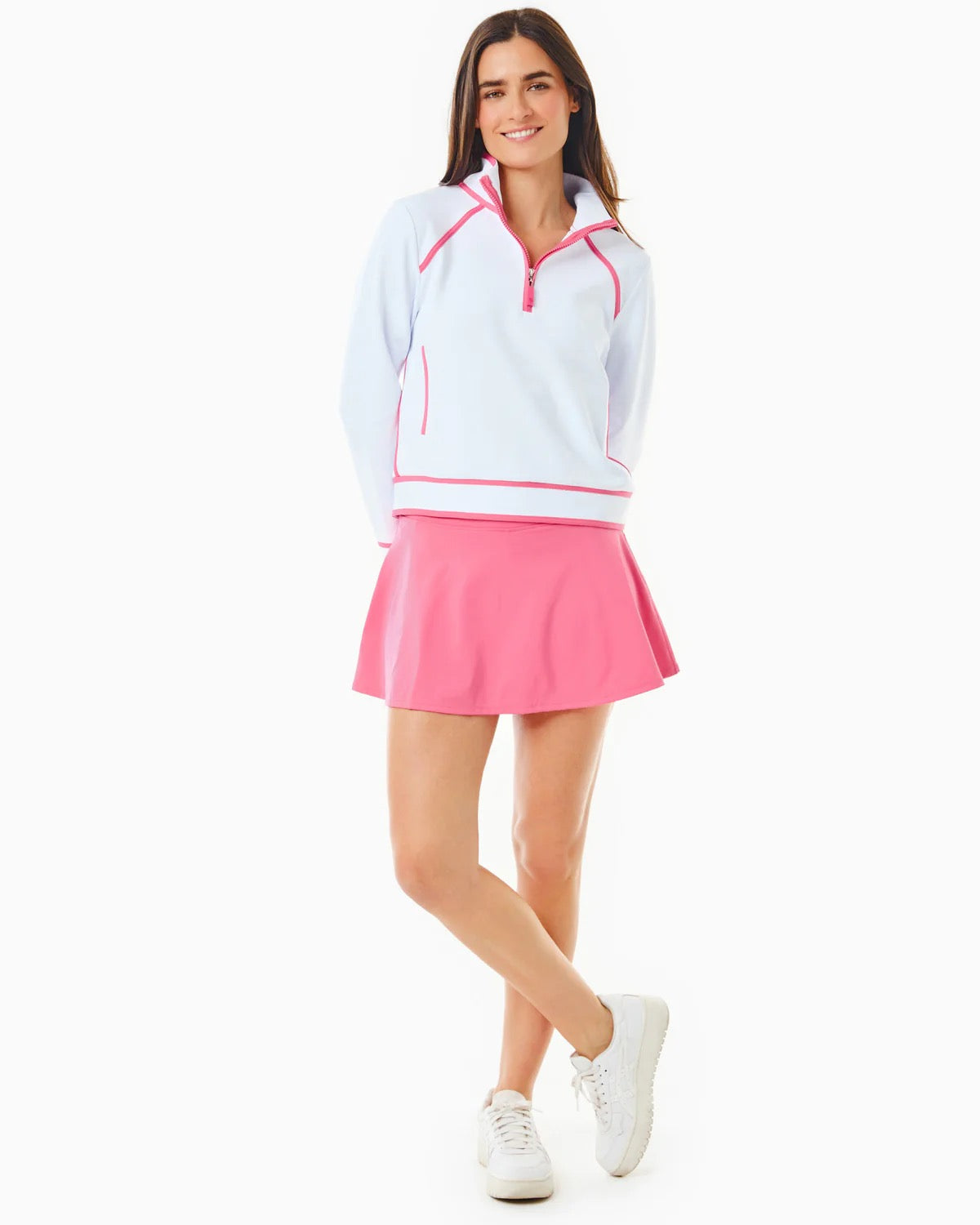 Flounce Skirt- Guava