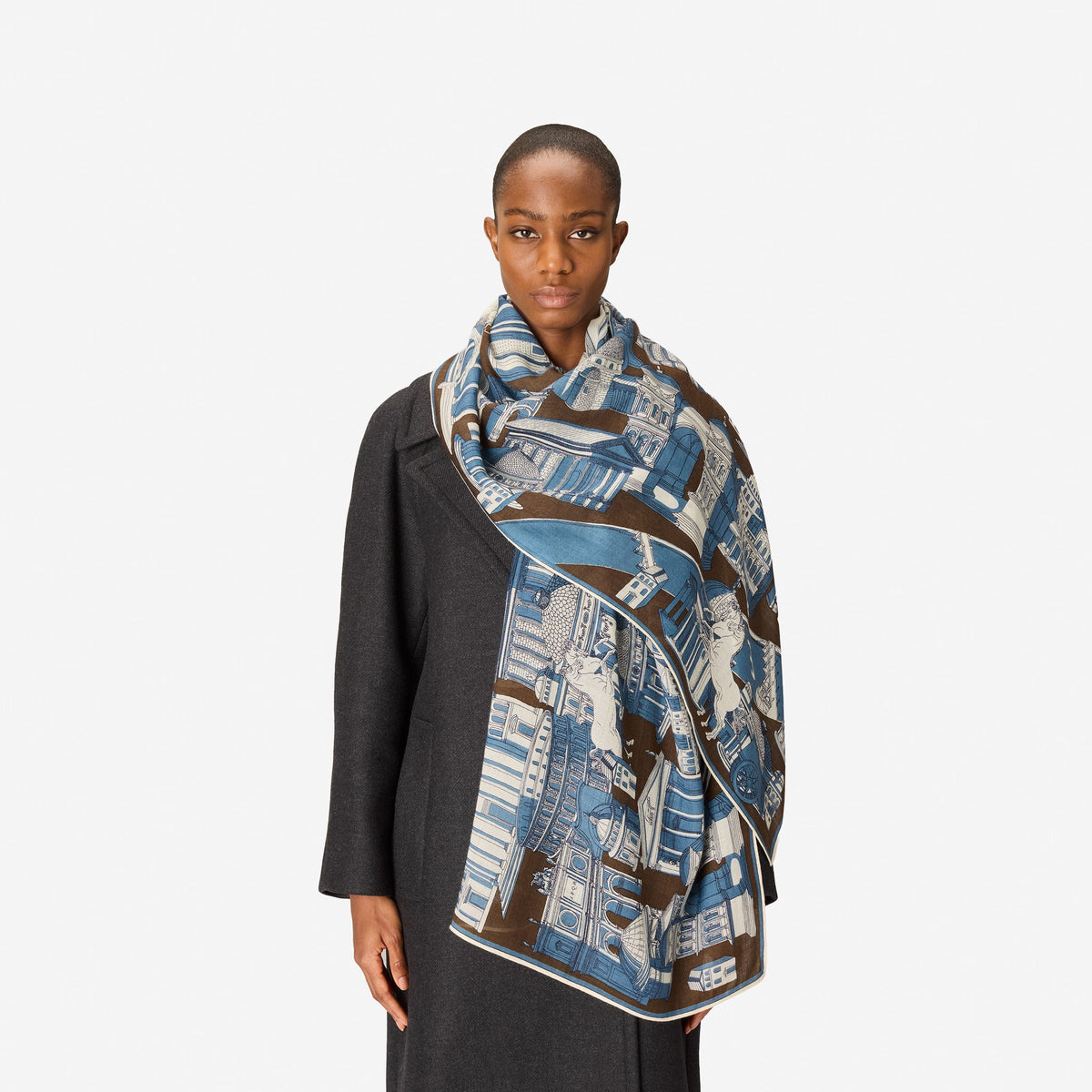 Scarf 55 - Rome - Khaki