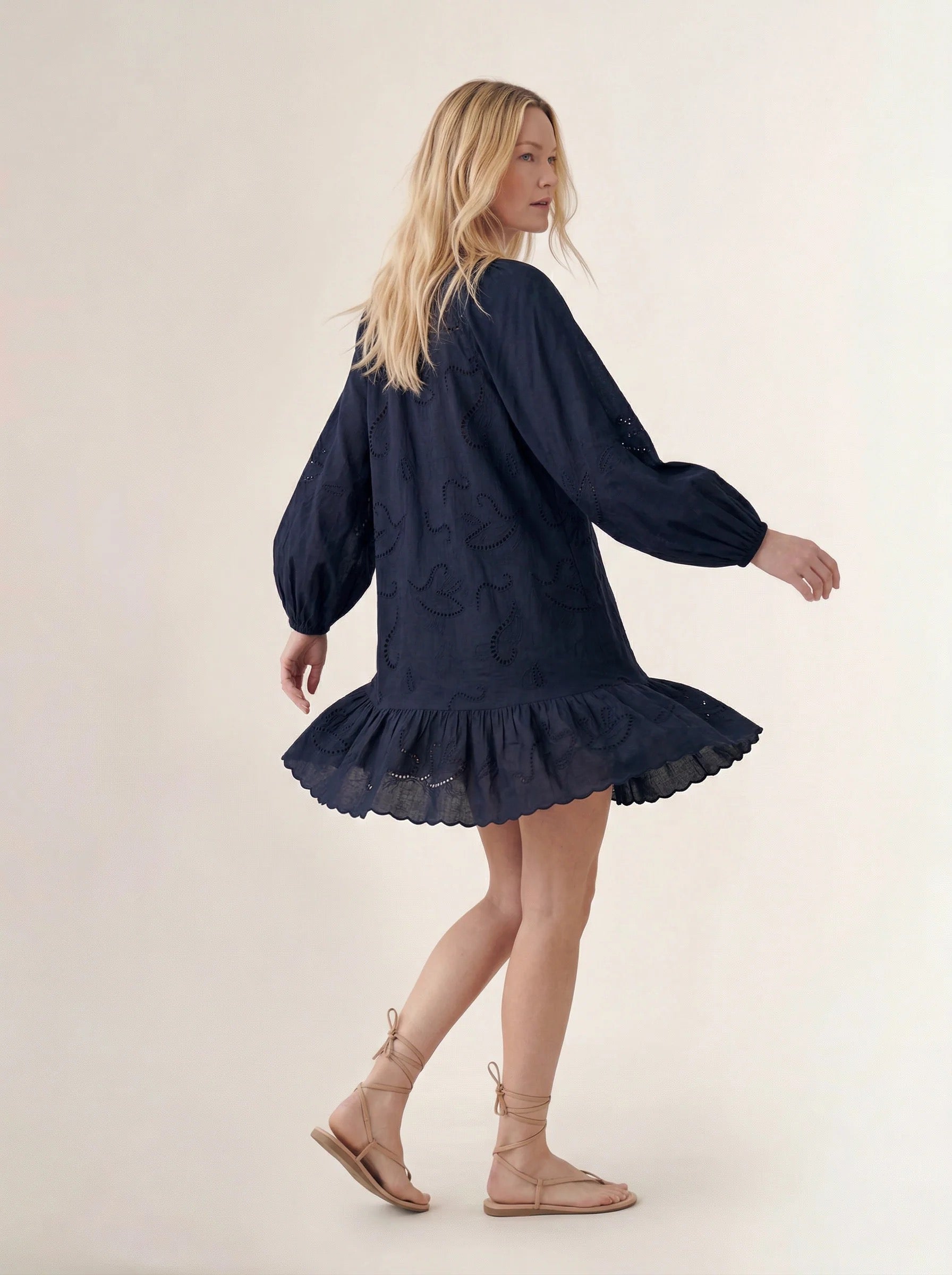 Selwin Mini Dress- Midnight Blue