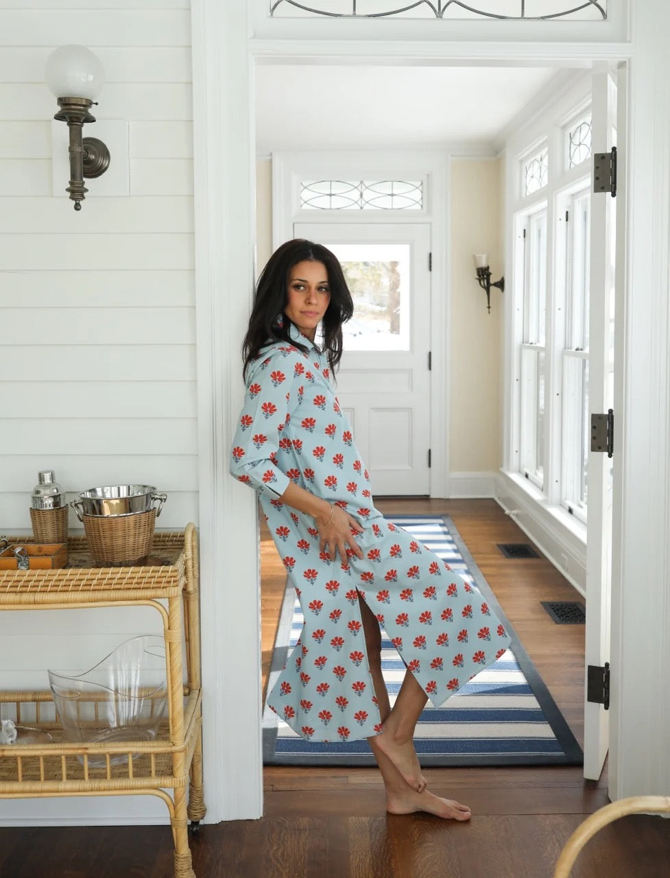 Sara Dress- Poppy Block