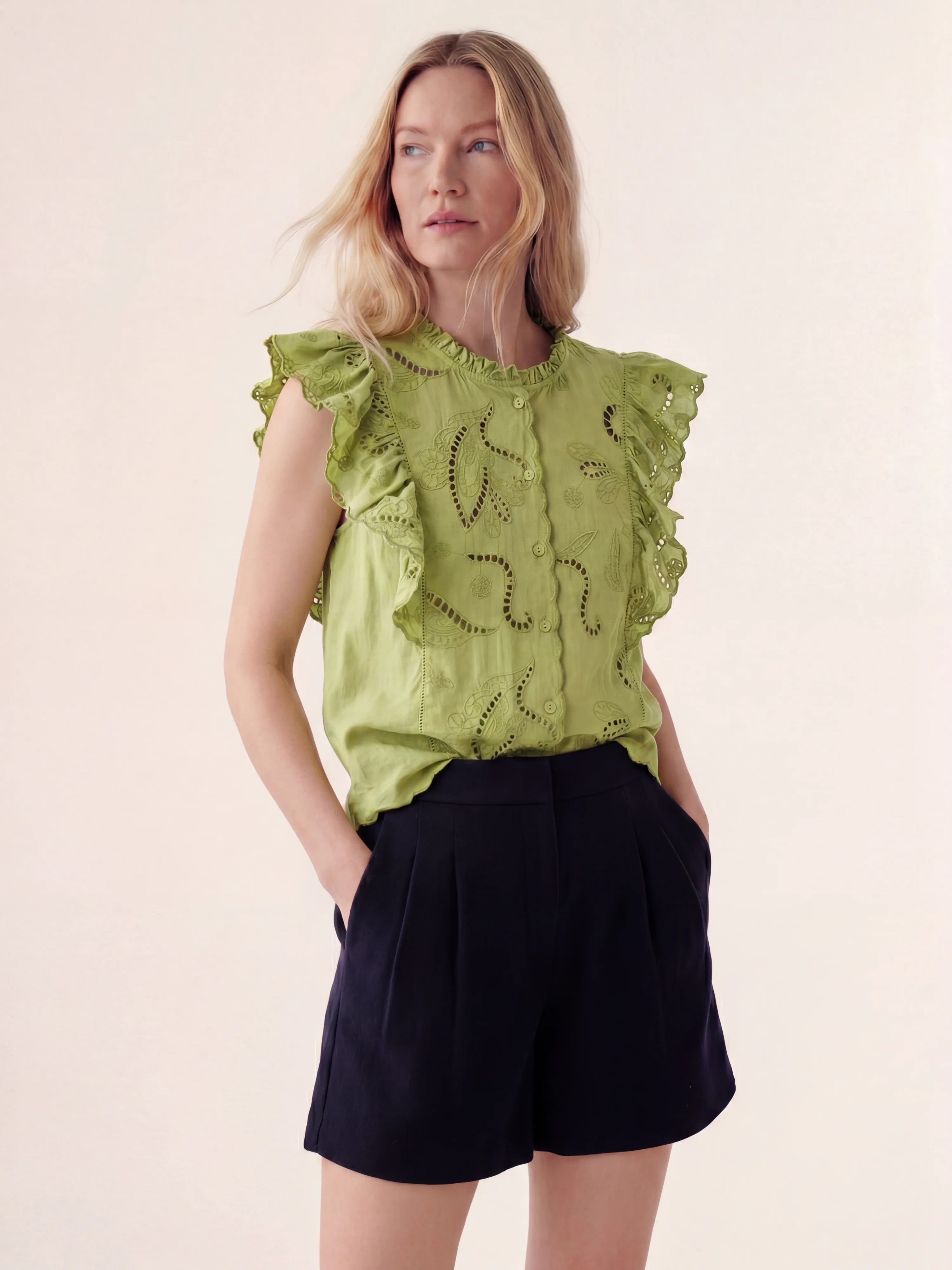 Ashe Top - Chartruese