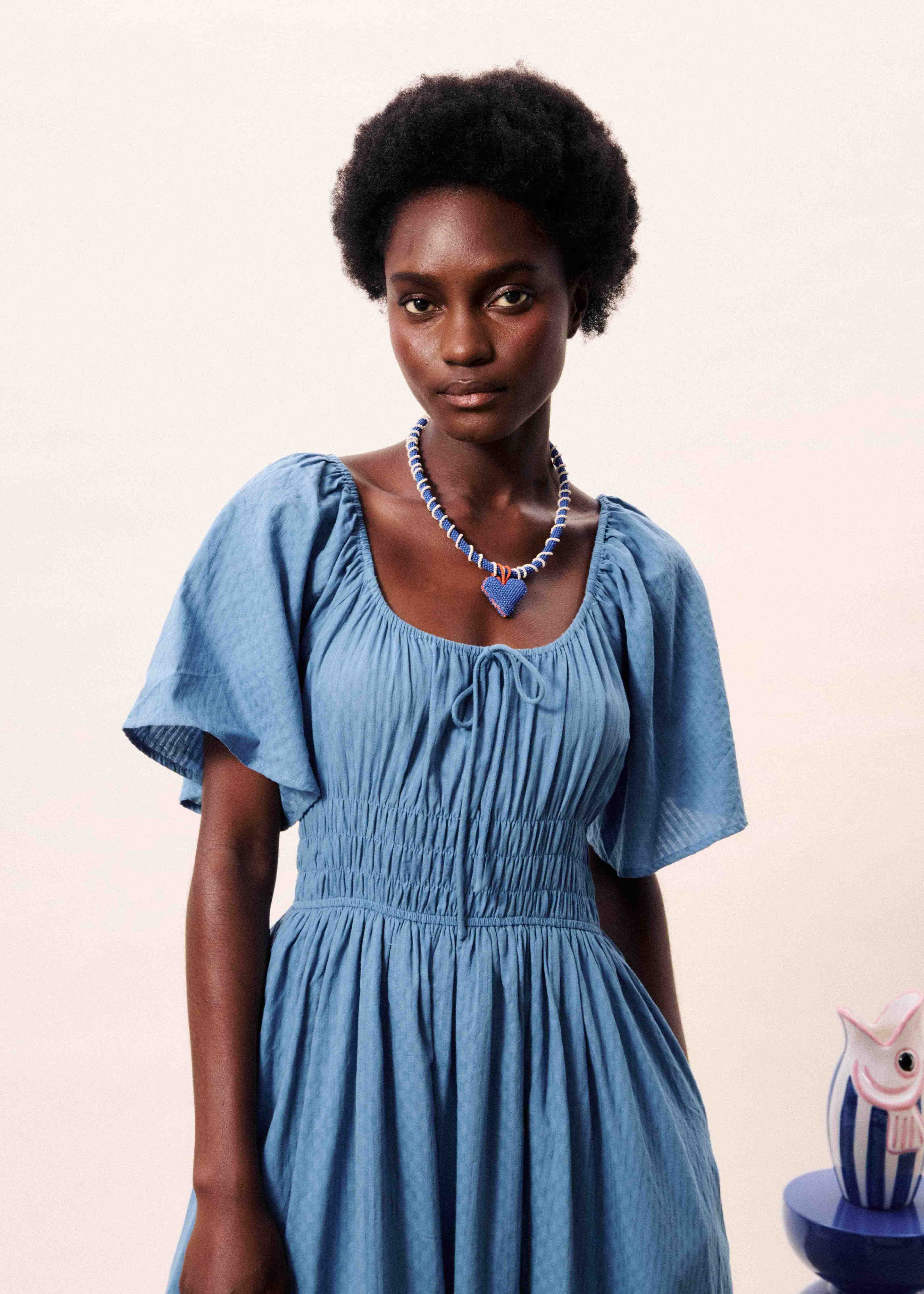 Yemanja Dress Blue Denim