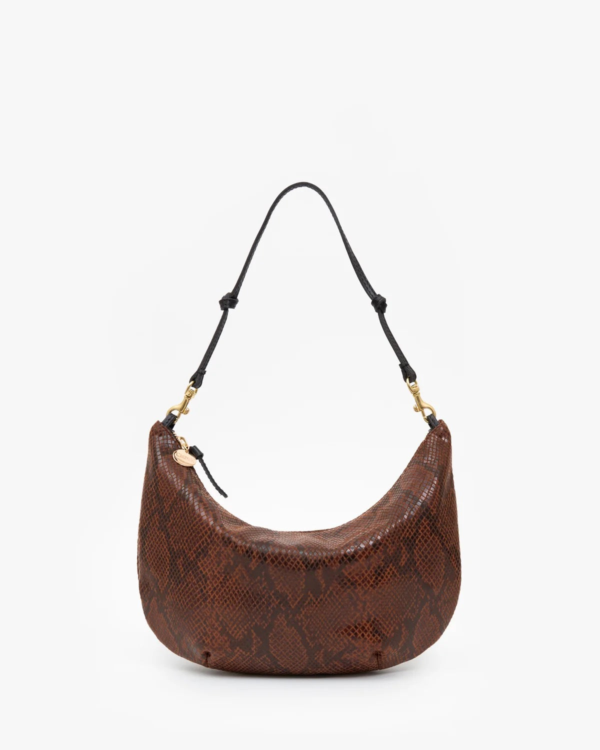 Lune- Auburn Embossed Python