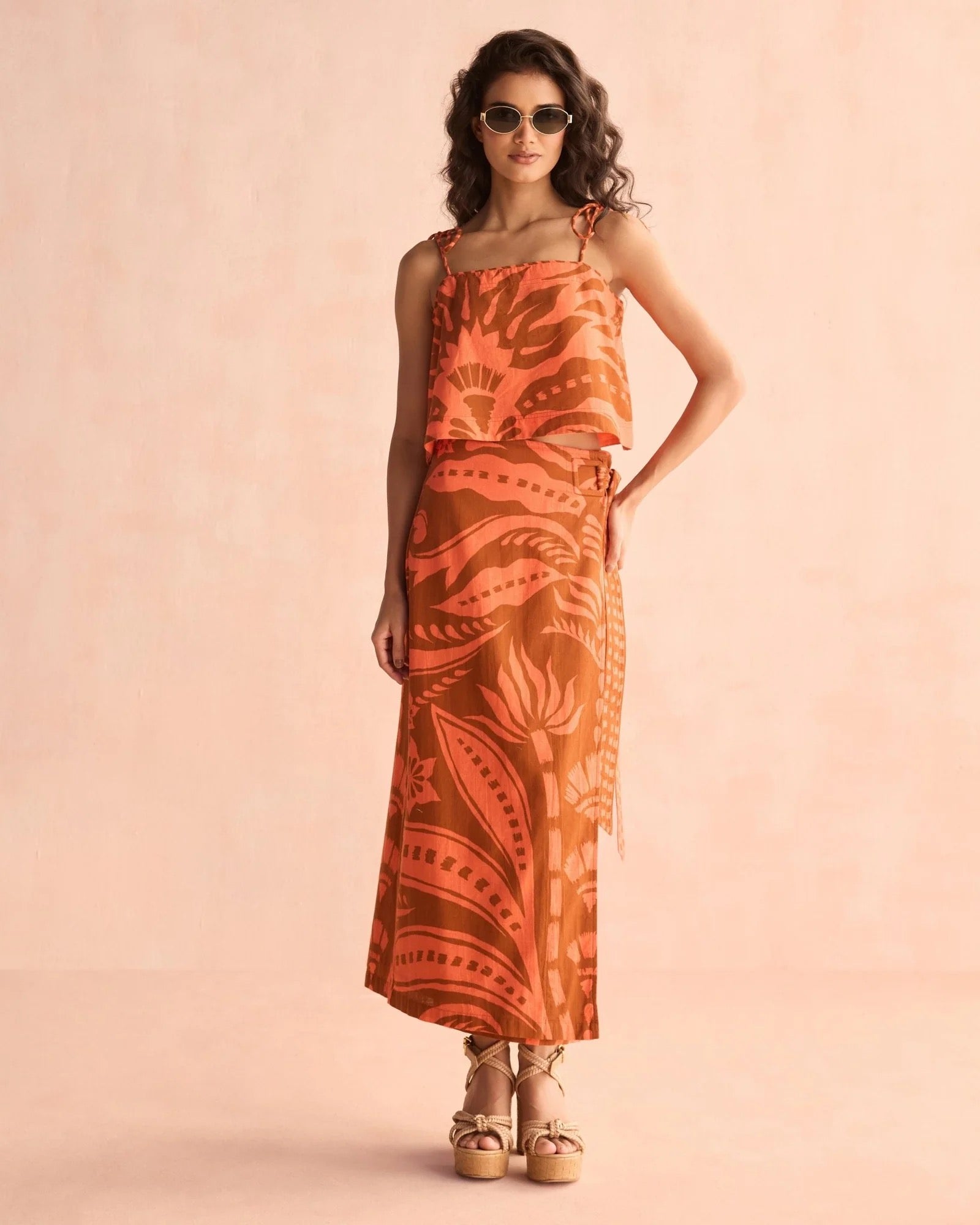 Sammi Skirt - Naia Terracotta