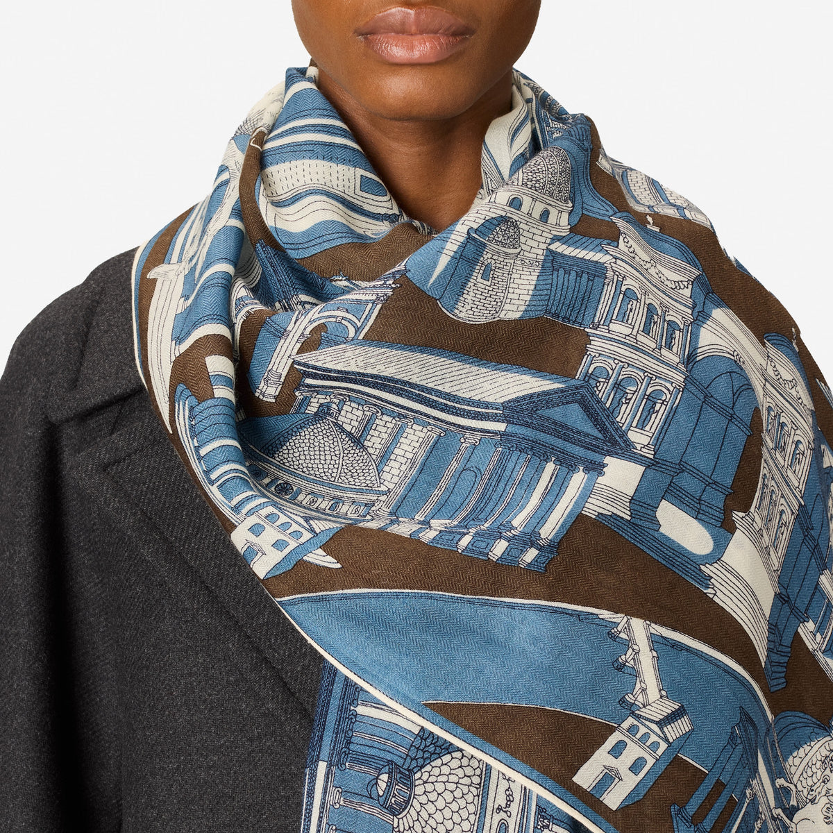 Scarf 55 - Rome - Khaki
