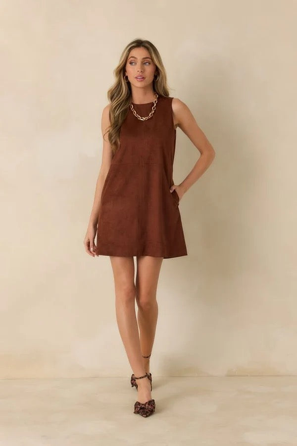 Savoy Vegan Suede Dress