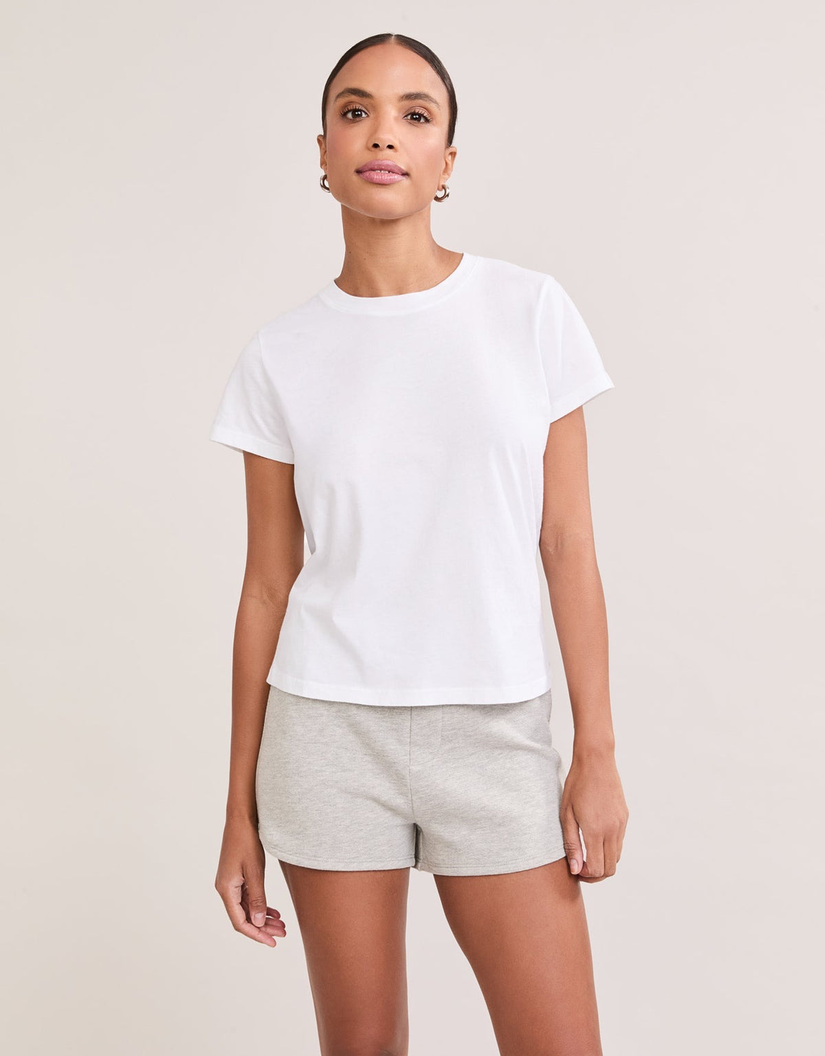 Charlotte Crew Neck Tee- White