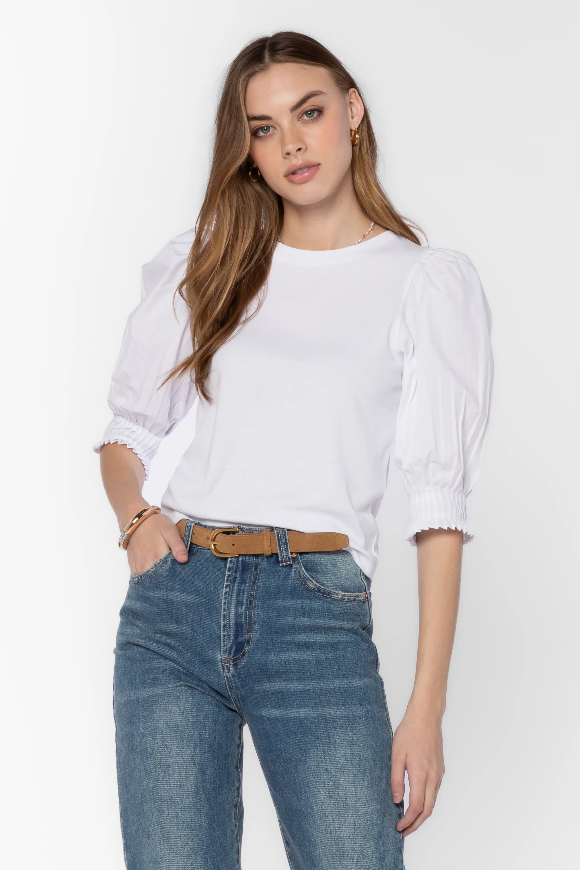 Karina Top- Optic White