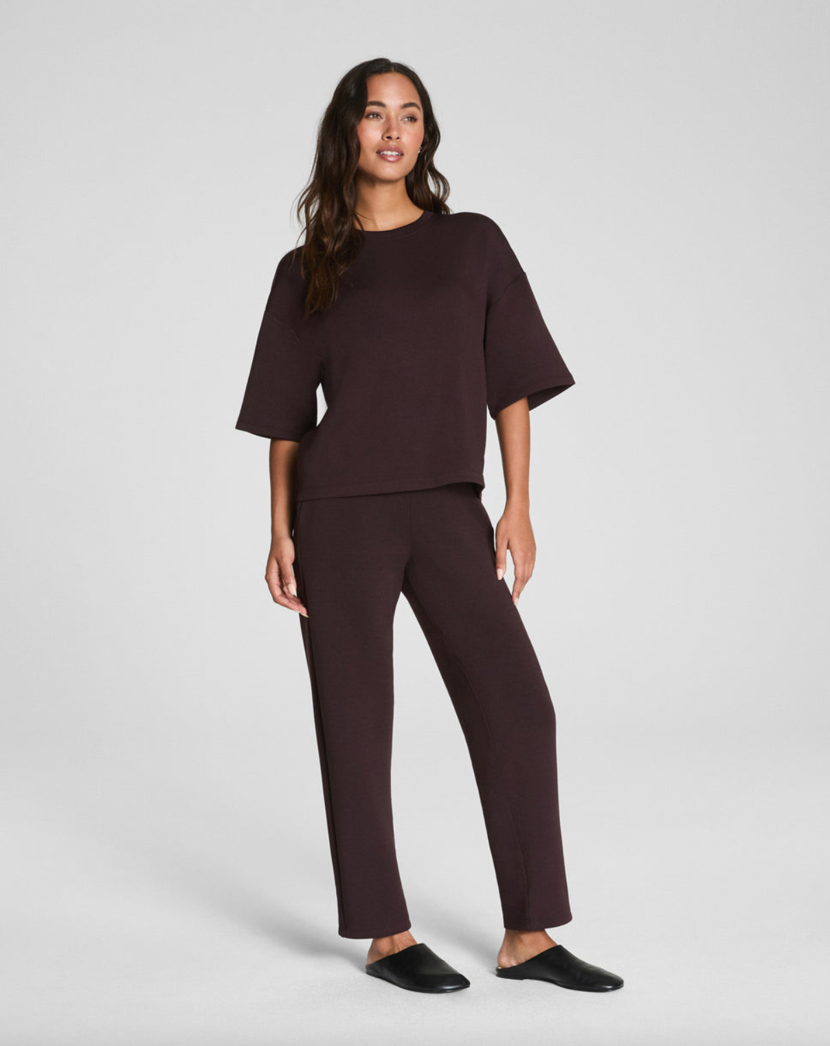 SPANX Slim Straight Pant- Dark Cacao