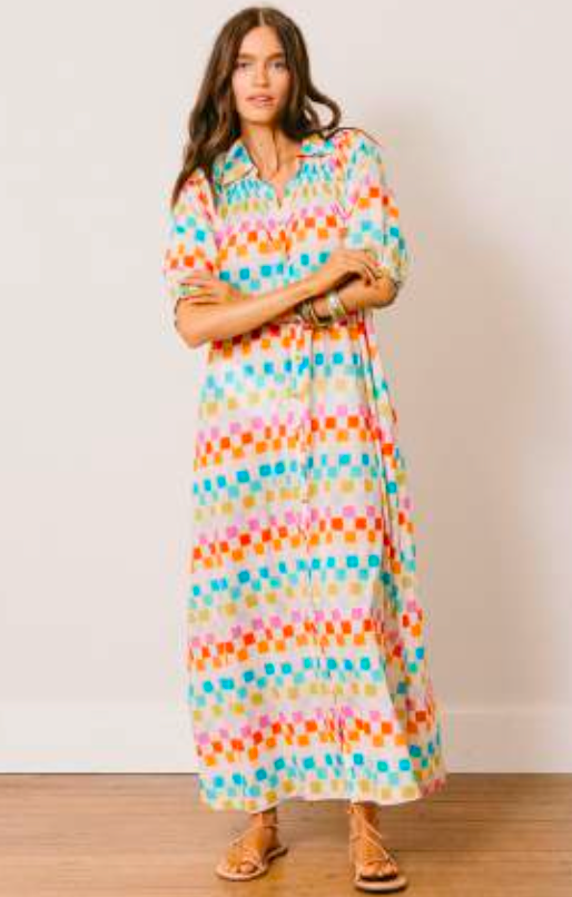 Summer Camp Geo Oasis Dress