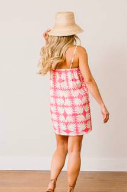 Pink Lemonade Tile Grotto Dress