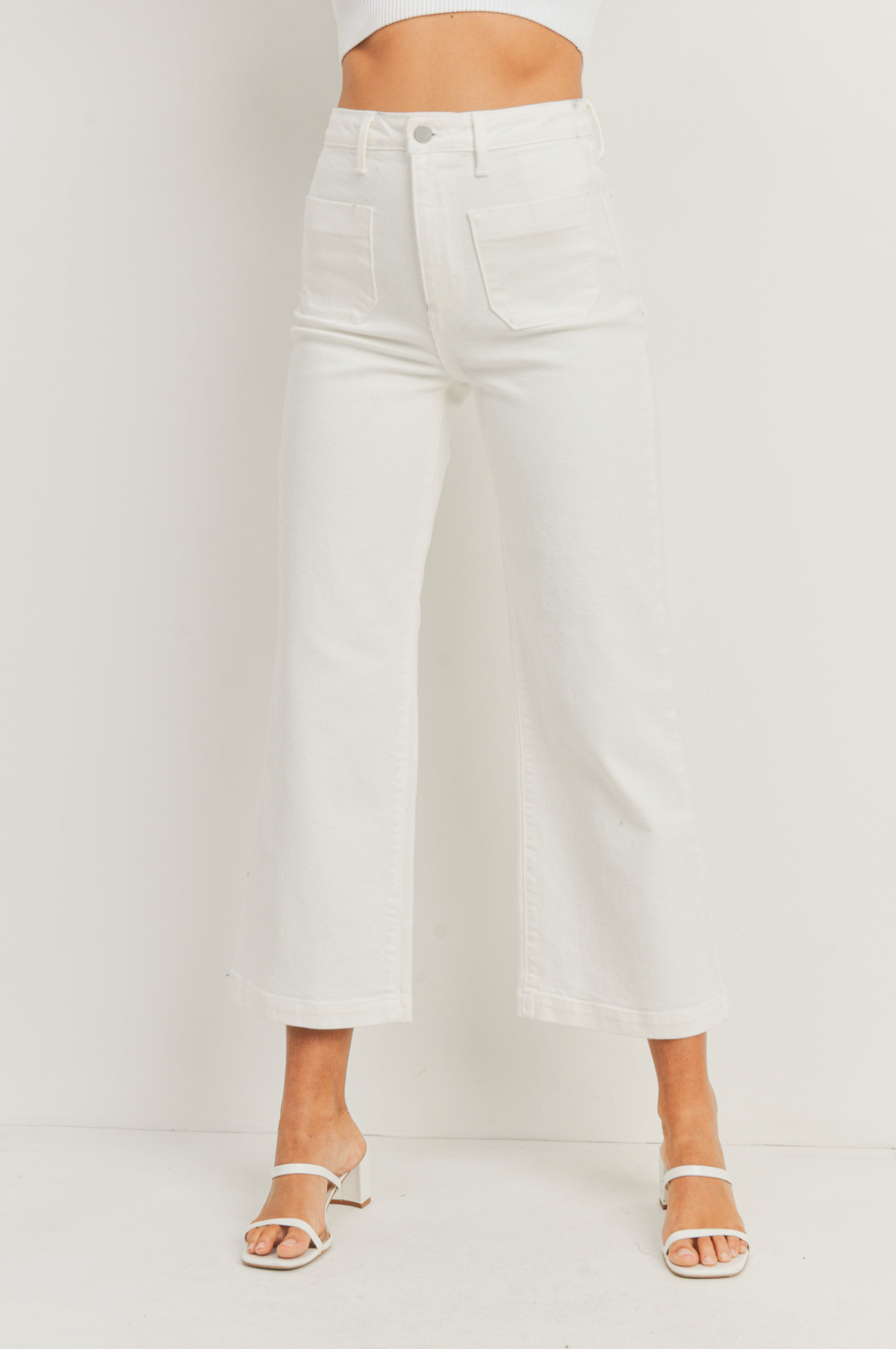 The Sailor Pocket Wide Leg- Off White
