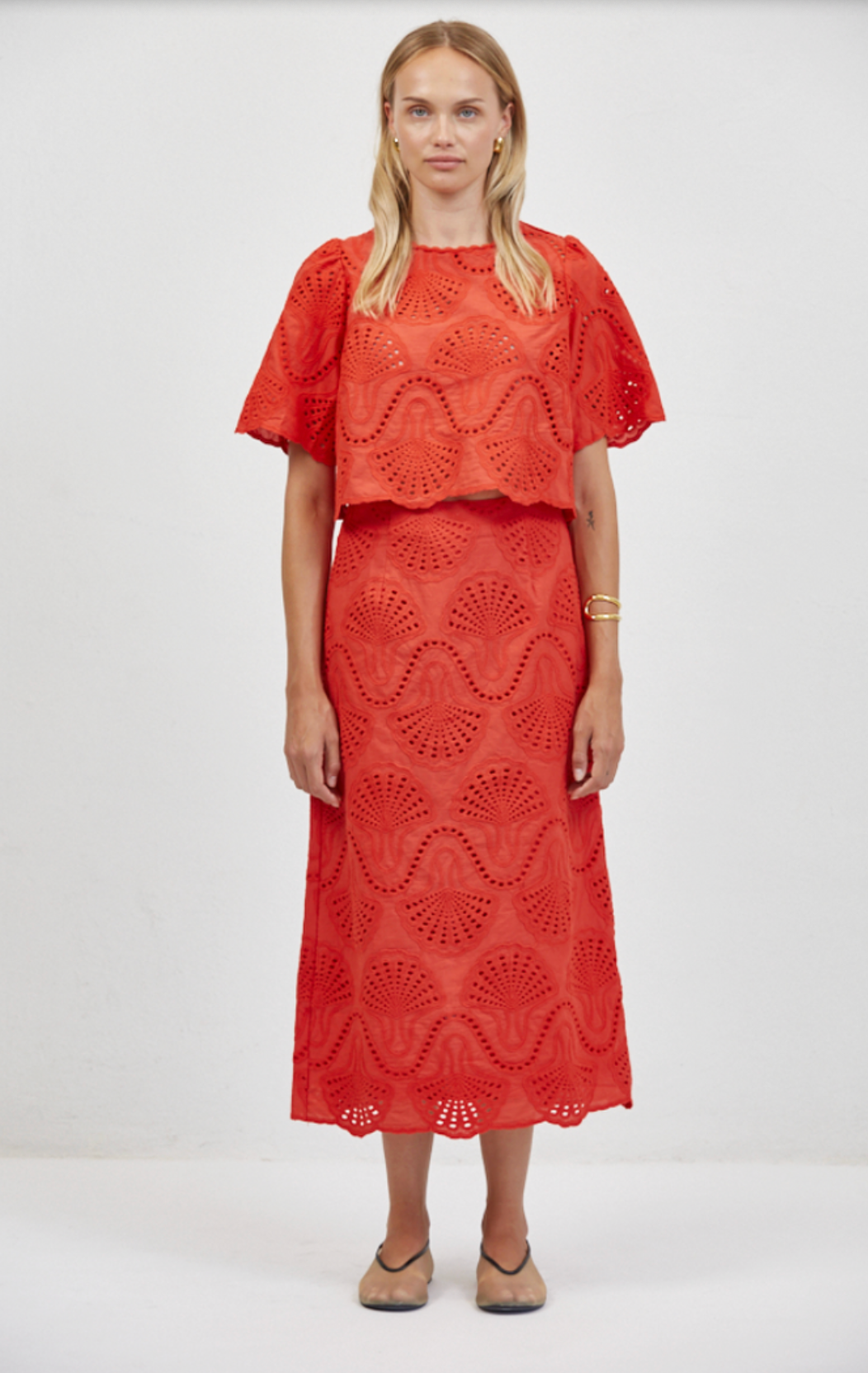 Cannes Eyelet Skirt