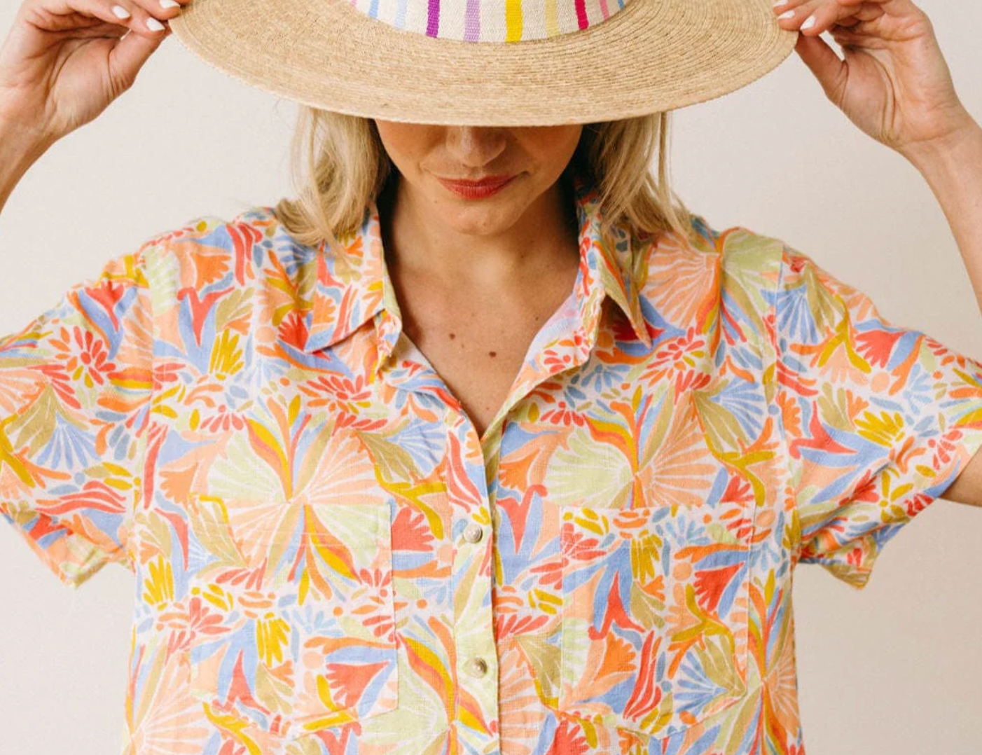 Island Blooms Getaway Mini Dress