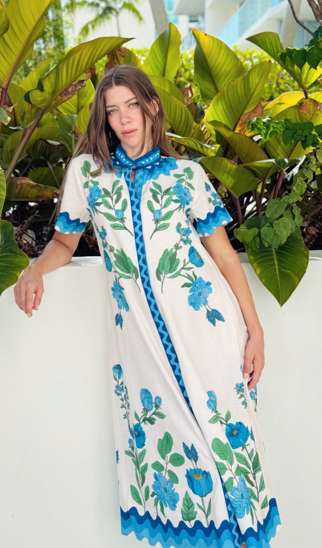 SYDNEY SHIRTDRESS | WILDFLOWER BLUE