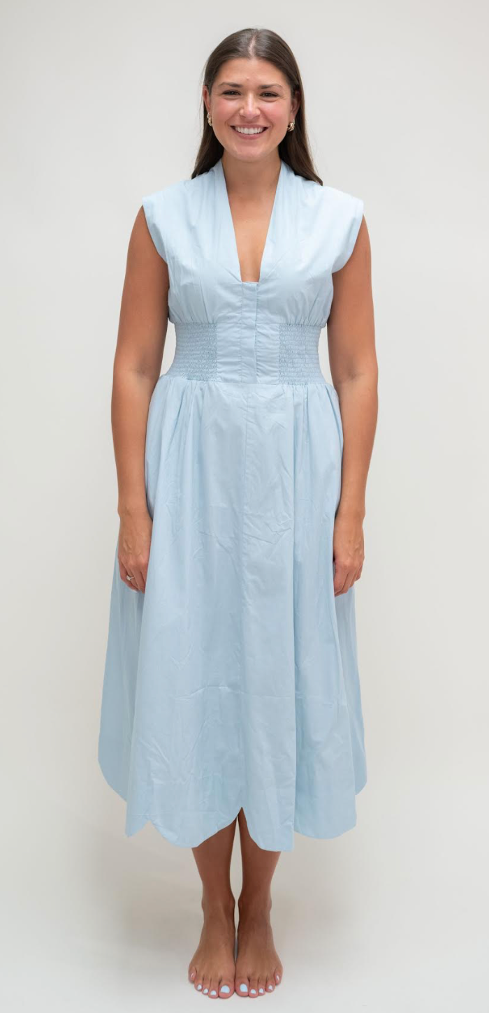 Lady Light Blue Dress