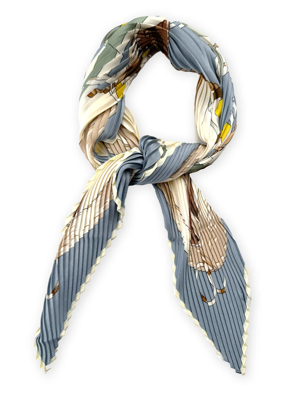 Petit Plissé Scarf- Smoky Blue Mix