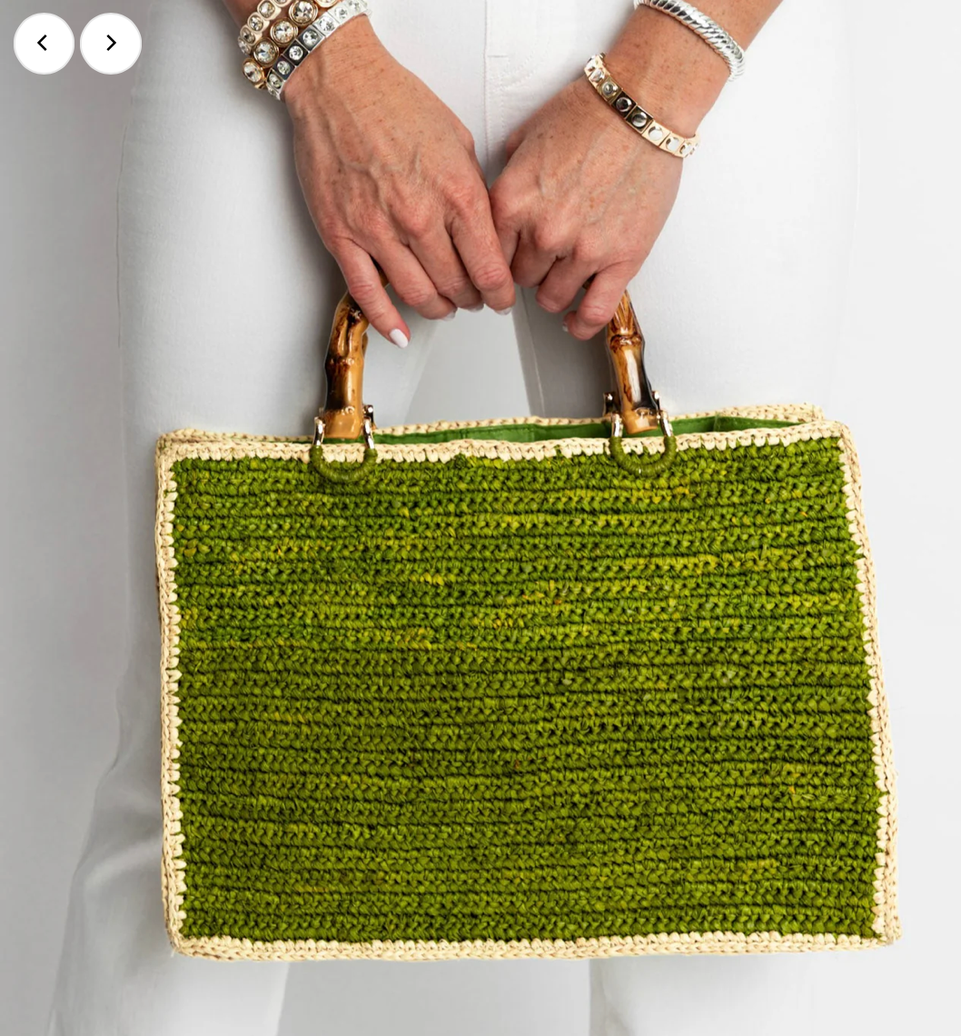 Bamboo Rafia Bag