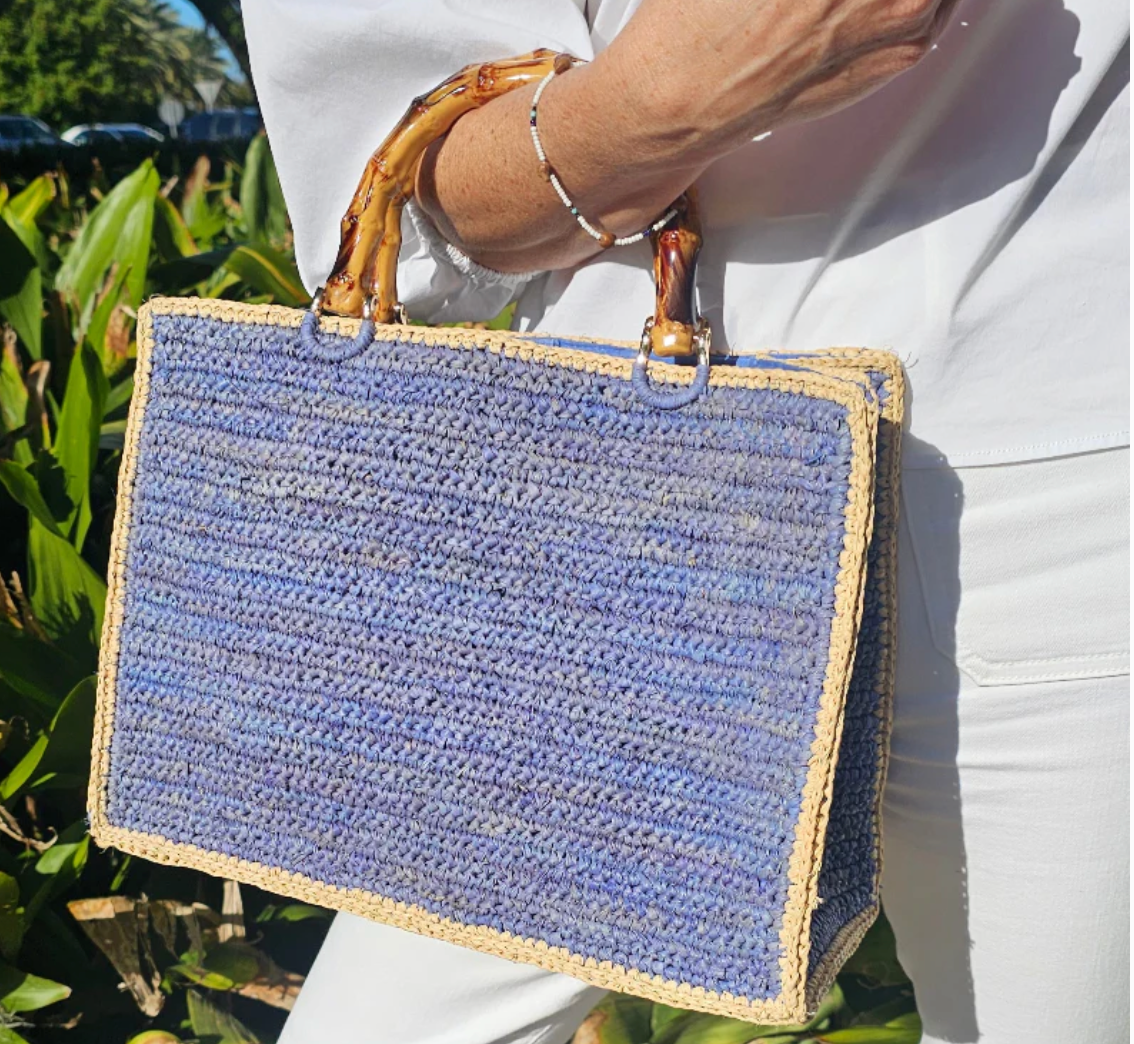 Bamboo Rafia Bag